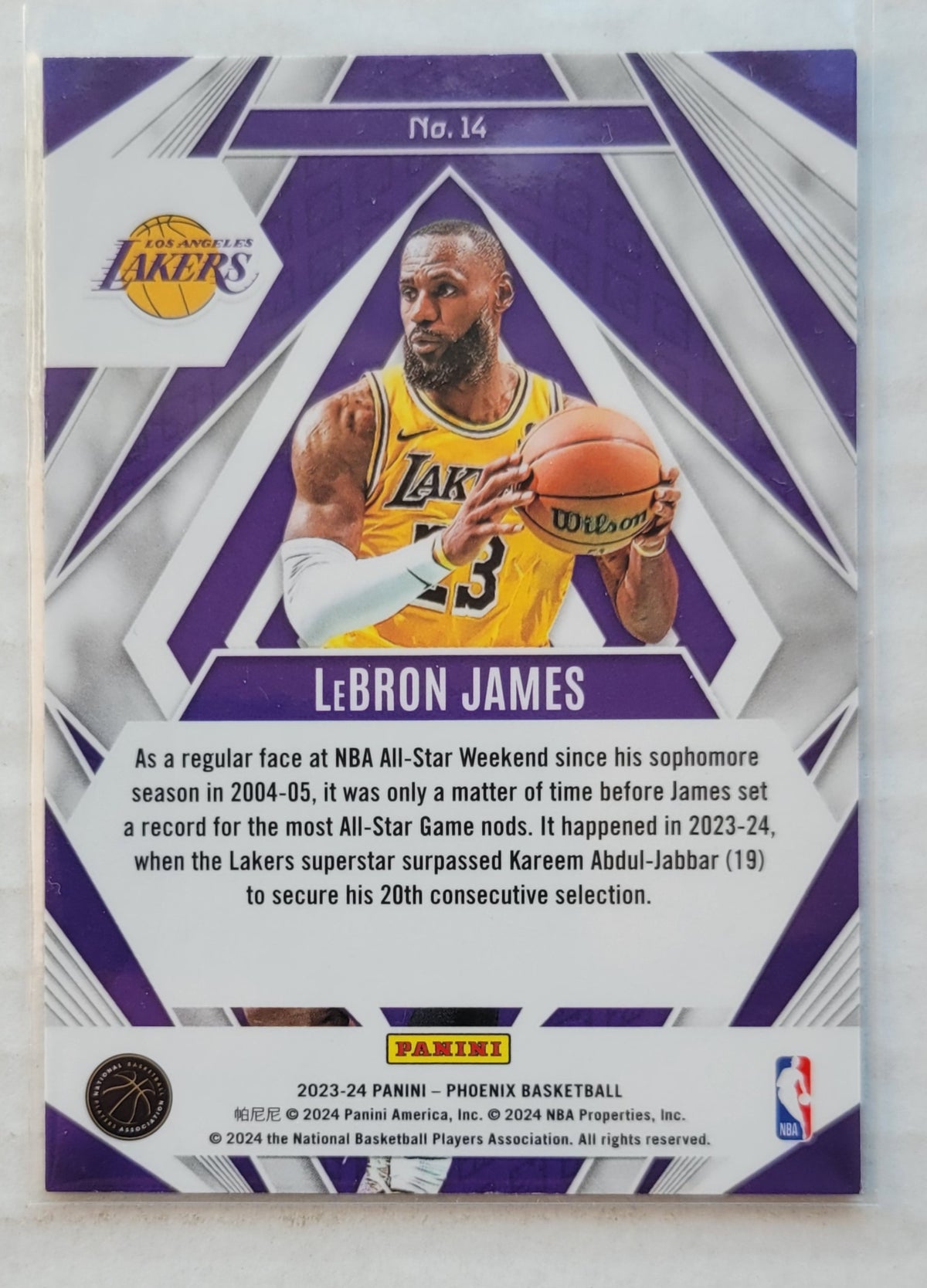 LeBron James - 2023-24 Panini Phoenix Paragon #14