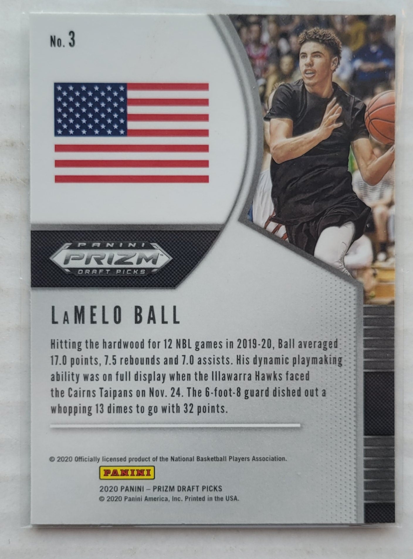 LaMelo Ball - 2020-21 Panini Prizm Draft Picks #3 RC