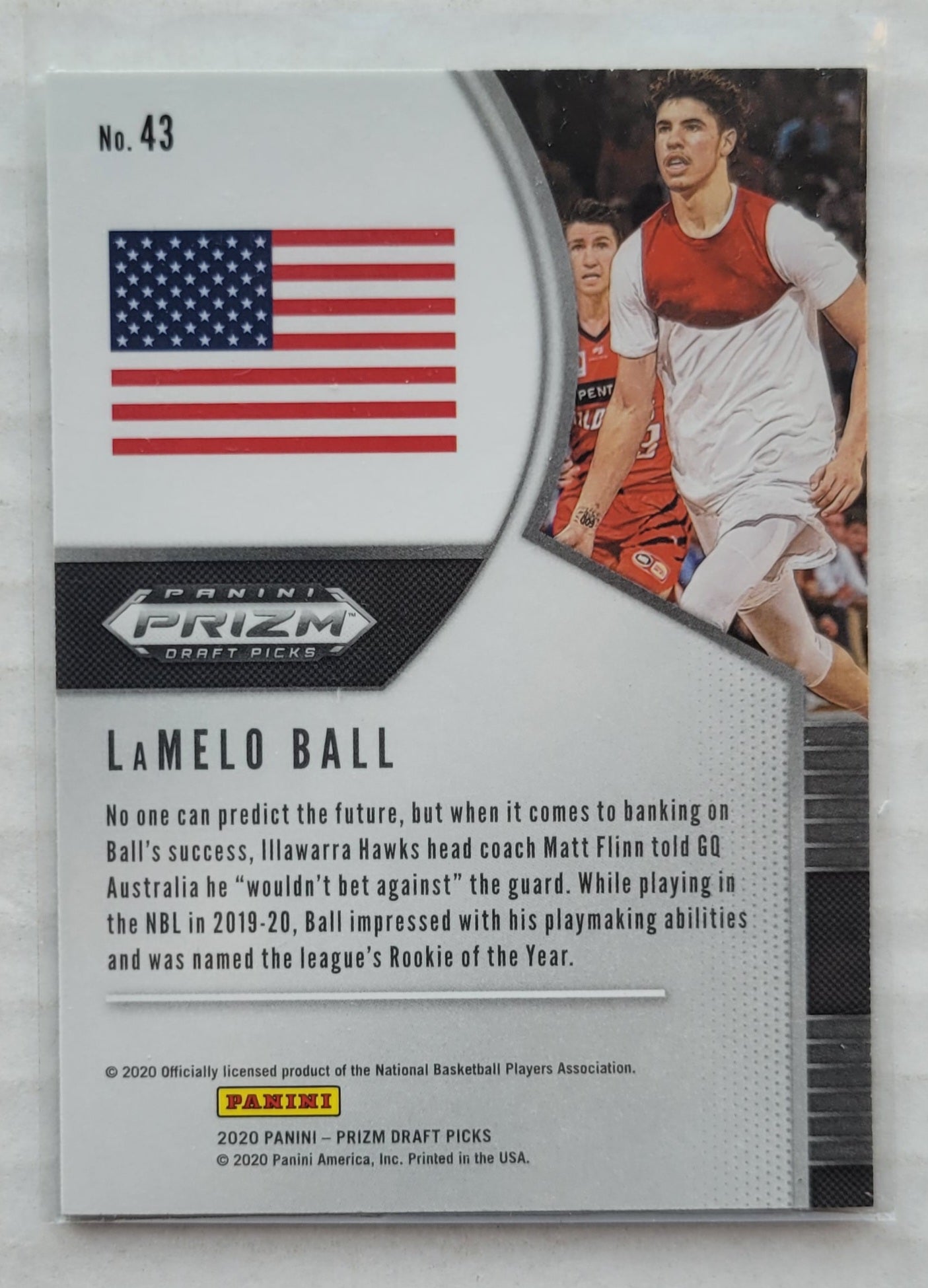 LaMelo Ball - 2020-21 Panini Prizm Draft Picks #43 RC