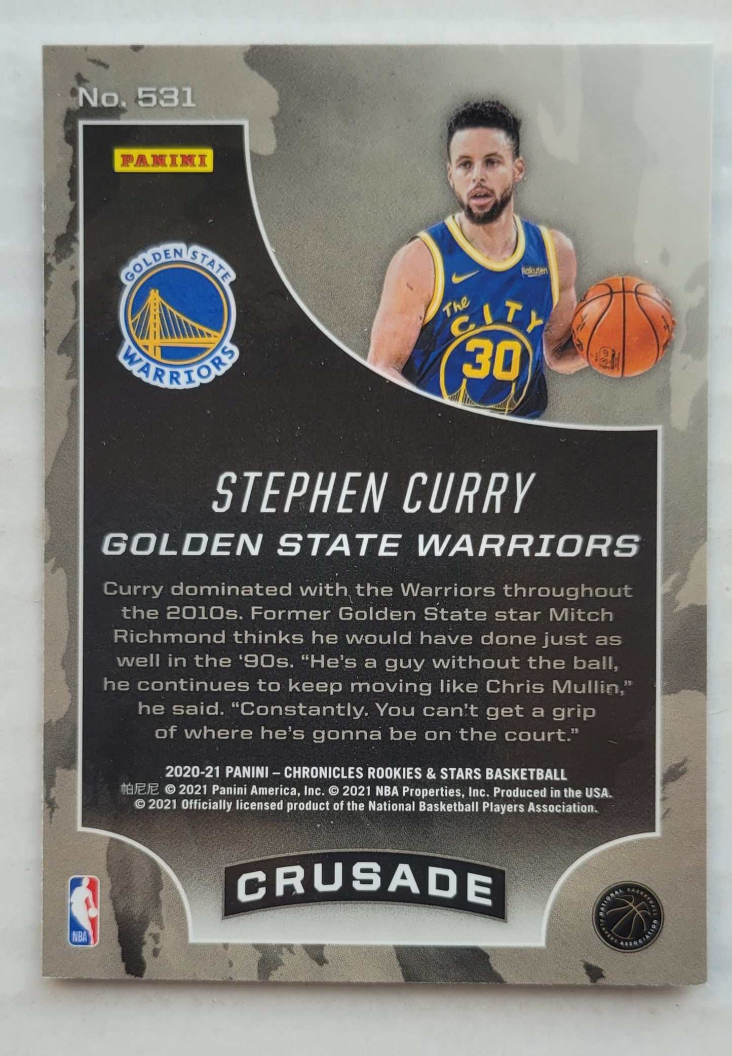 Stephen Curry - 2020-21 Panini Chronicles #531 Crusade