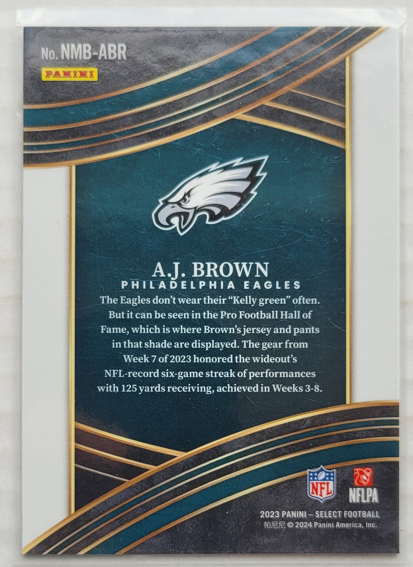 A.J. Brown - 2023 Select Select Numbers #22