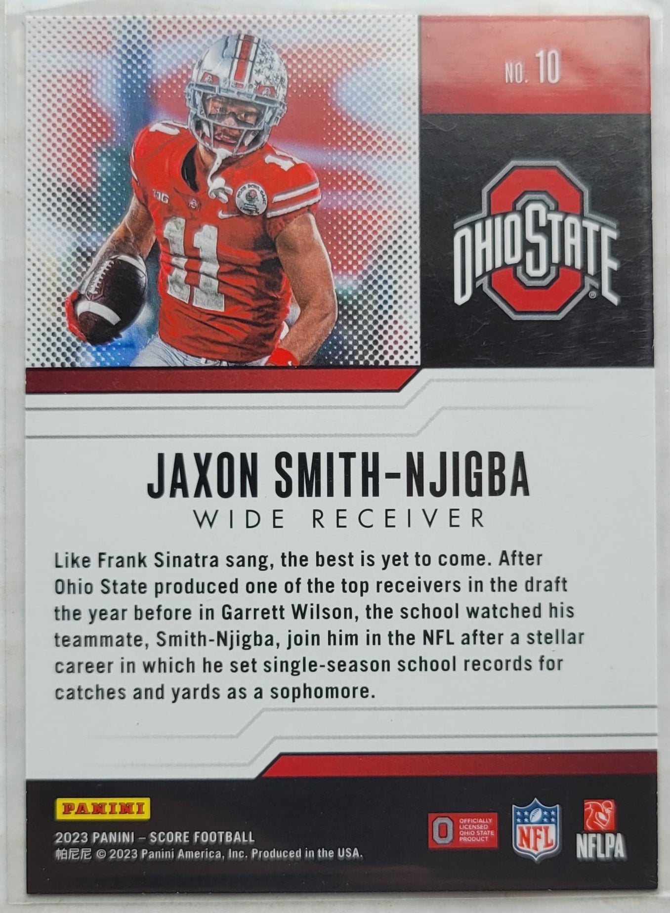 Jaxon Smith-Njigba - 2023 Score Protential #10