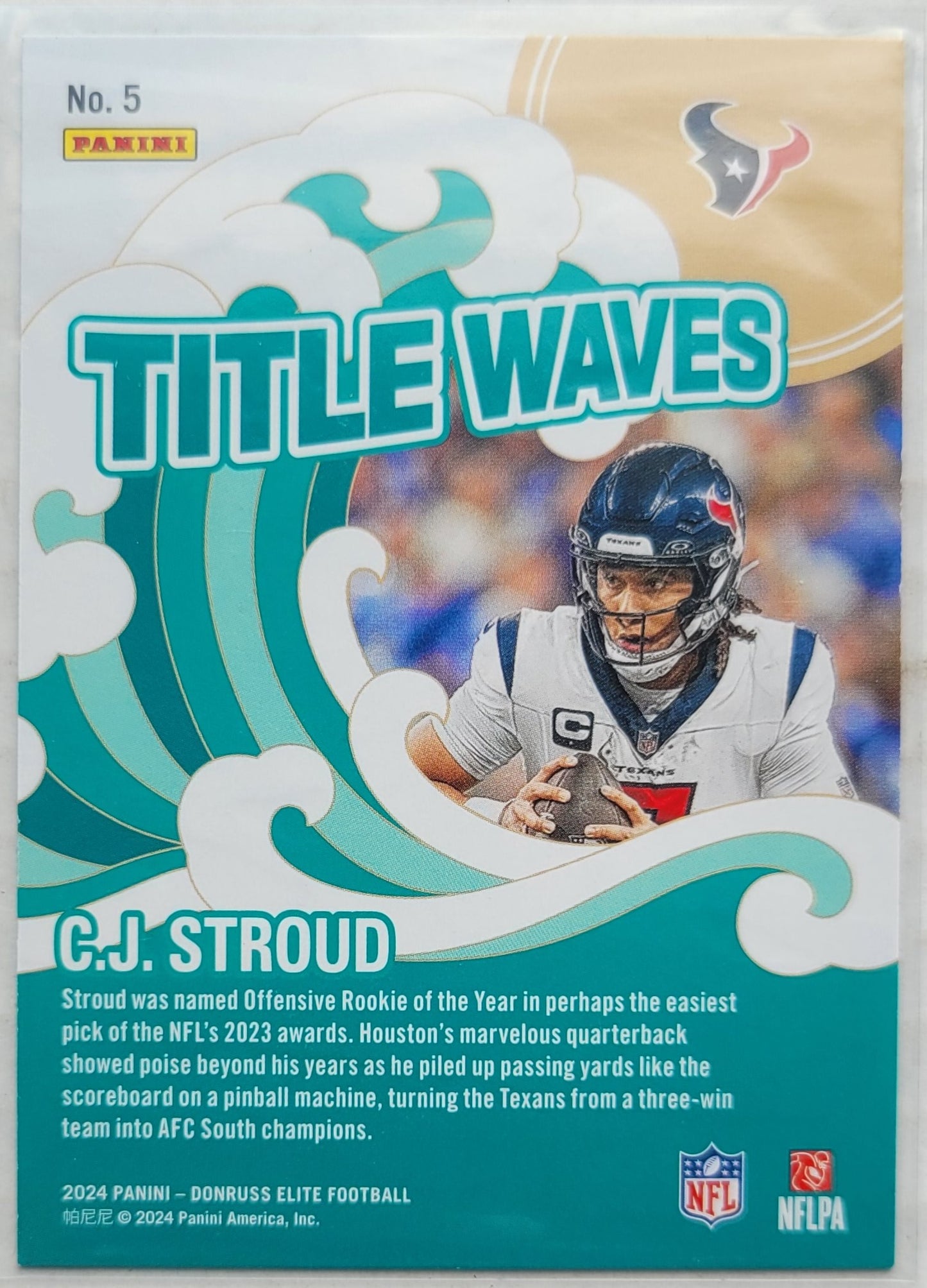 CJ Stroud - 2024 Elite Title Waves Green #5