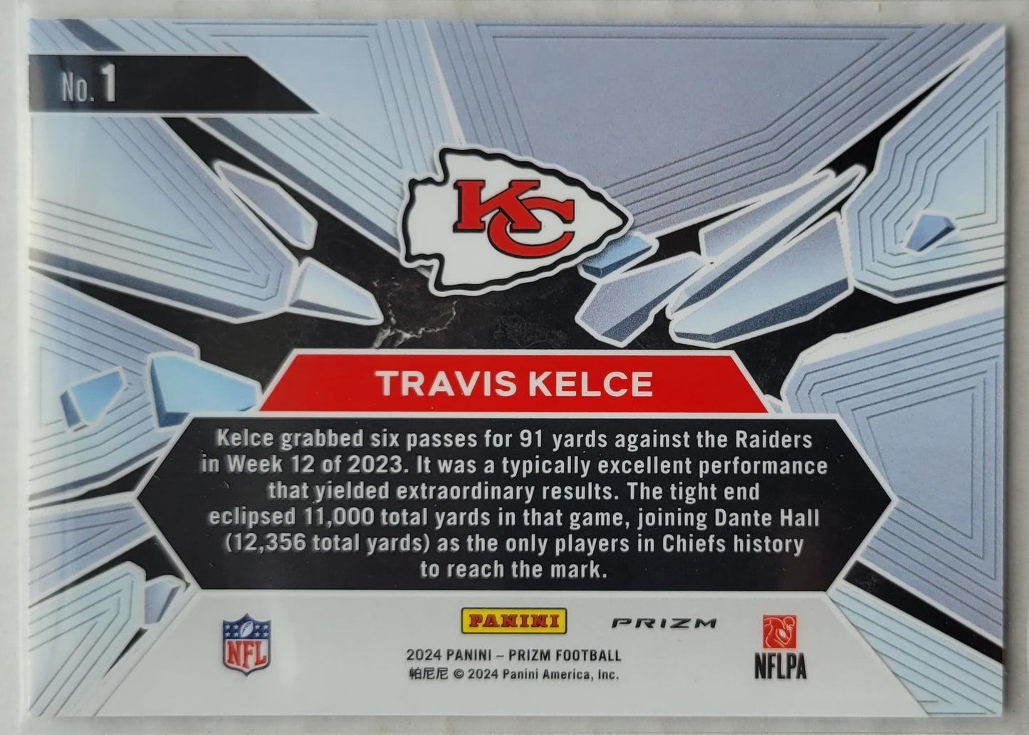 Travis Kelce - 2024 Panini Prizm Prizm Break Prizms Green #1