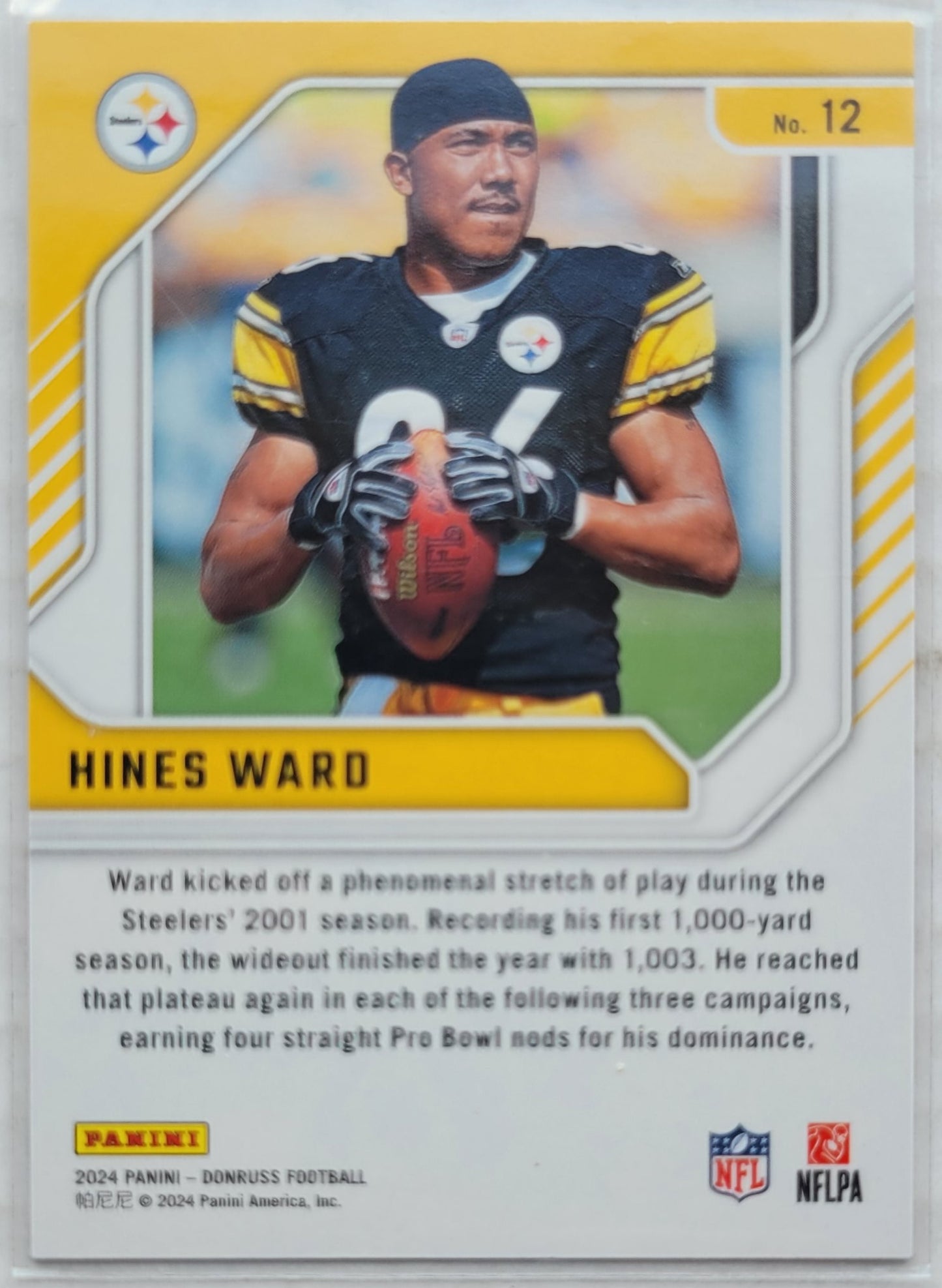 Hines Ward - 2024 Donruss The Legends Series #12