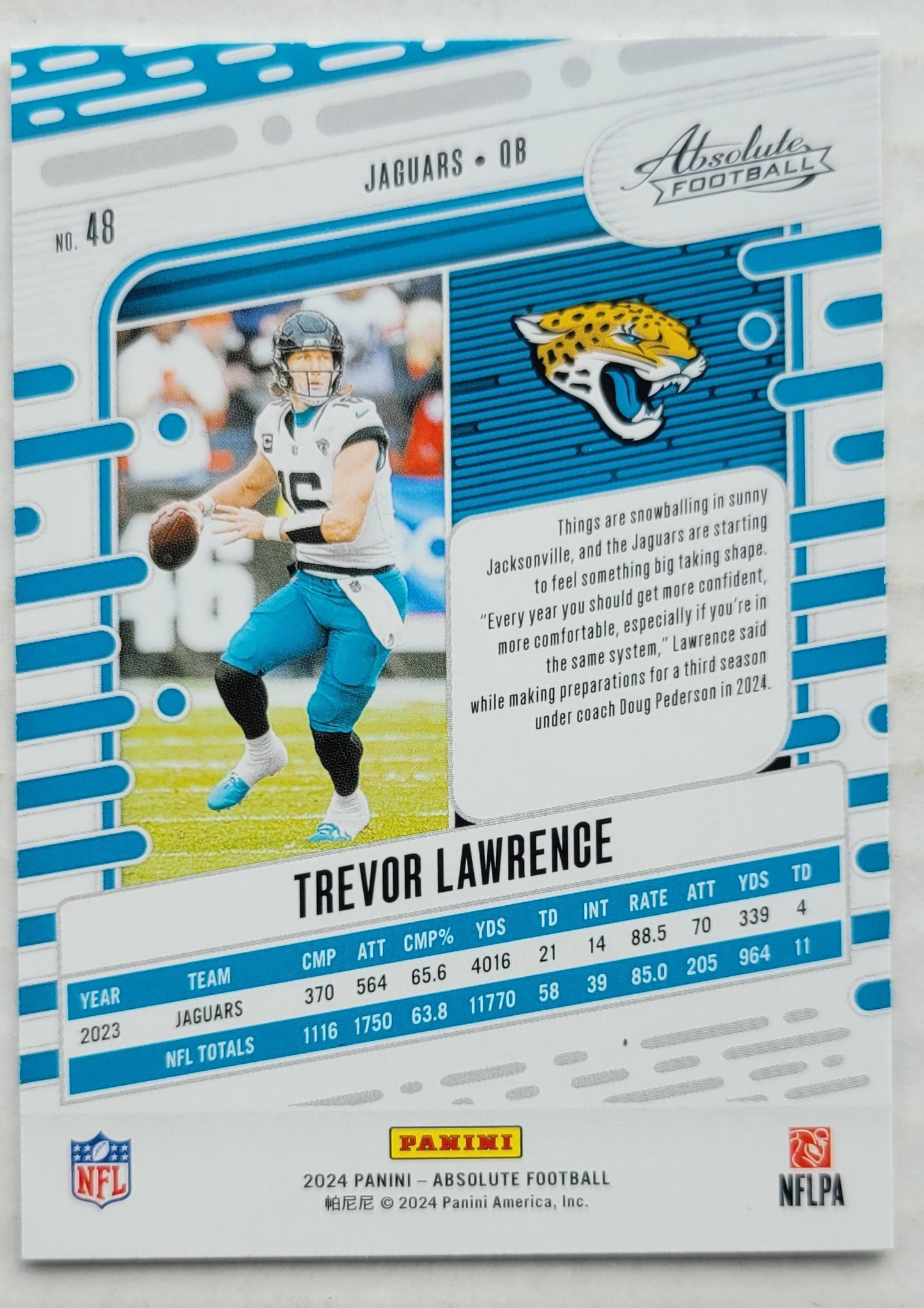 Trevor Lawrence - 2024 Absolute #48