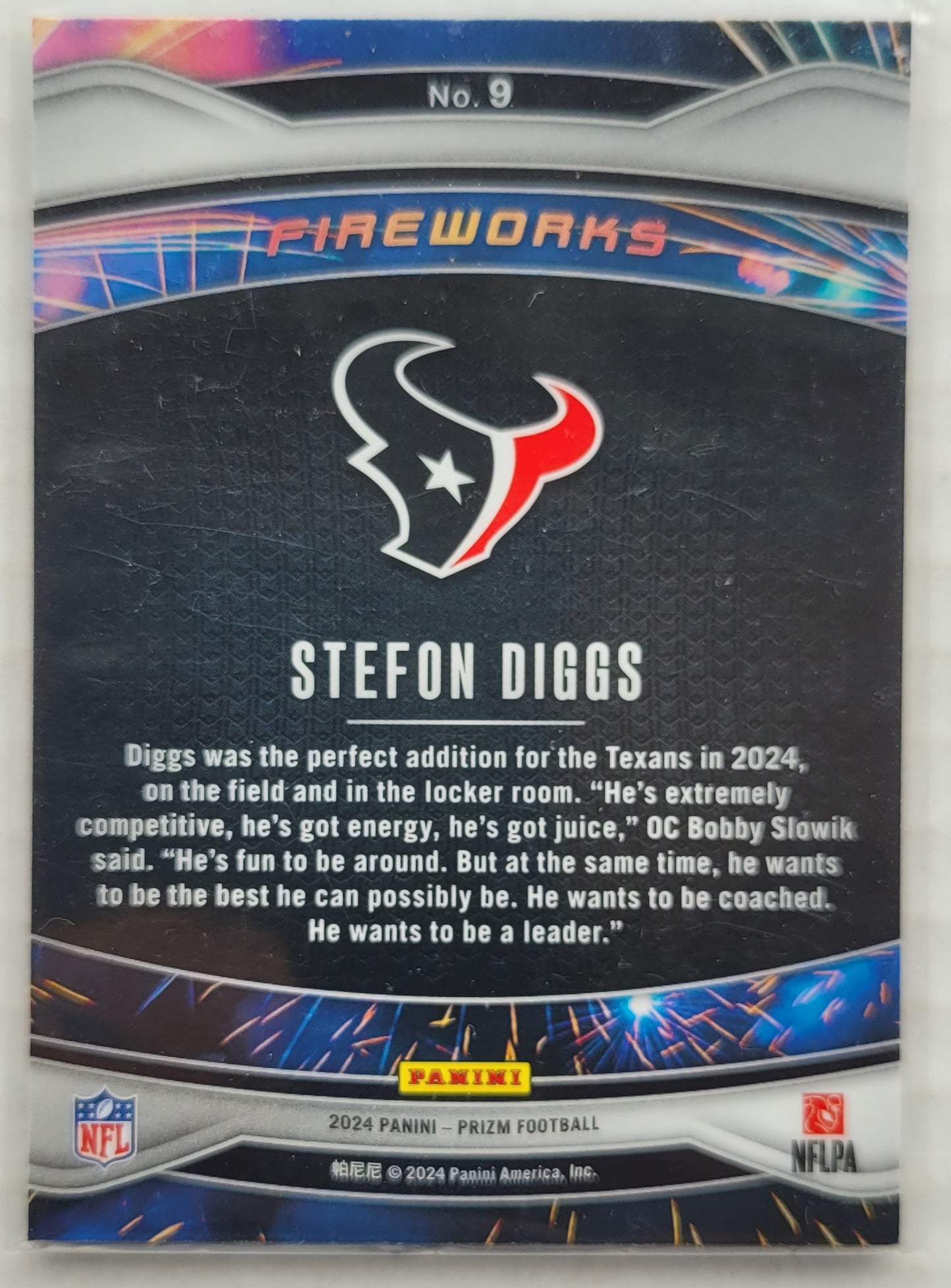 Stefon Diggs - 2024 Panini Prizm Fireworks #9