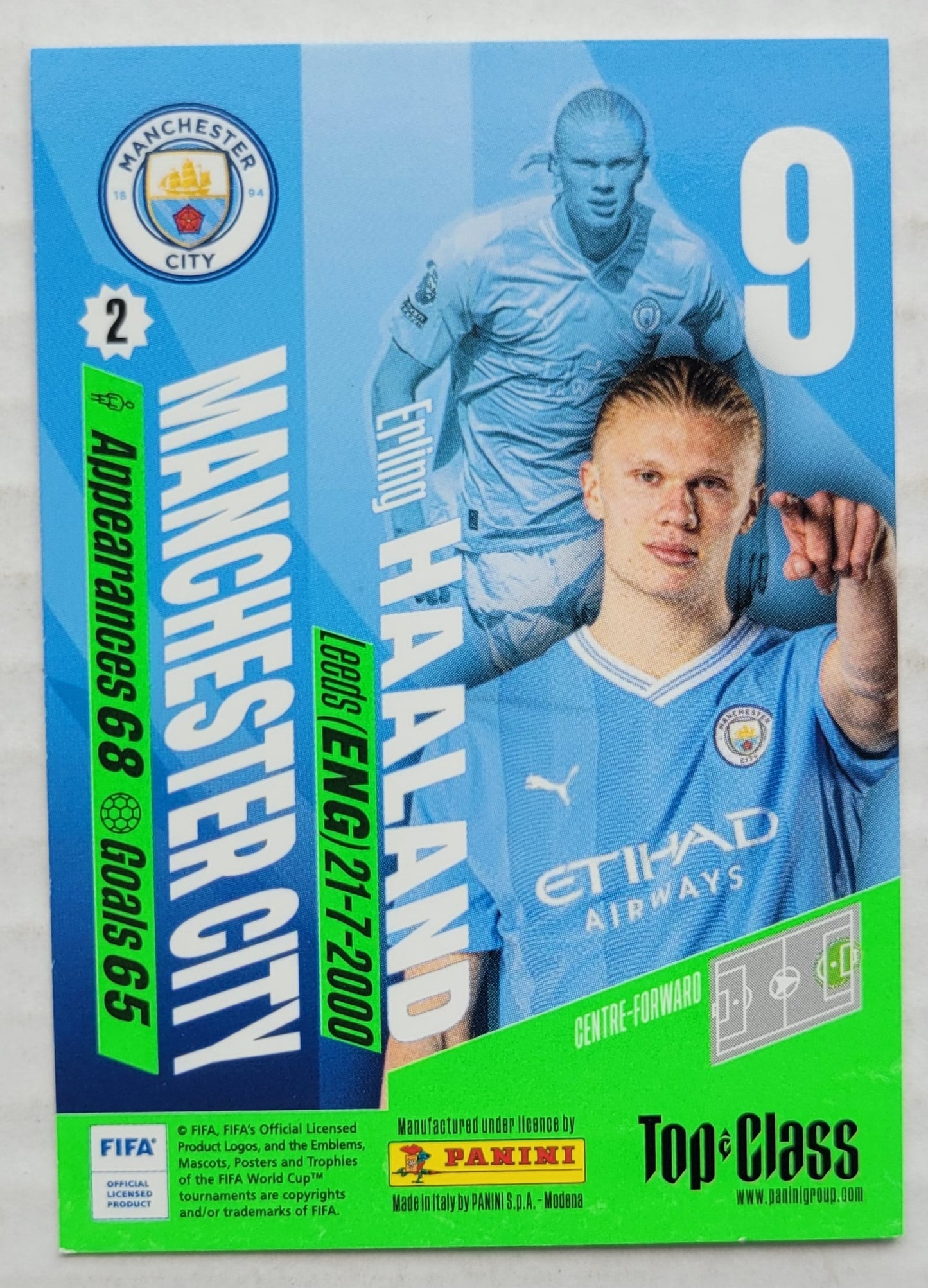 Erling Haaland - 2023-24 Panini Top Class #119