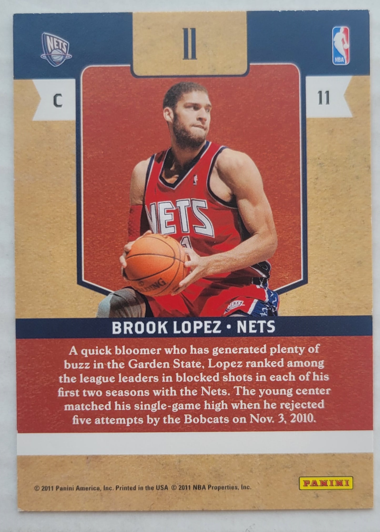 Brook Lopez - 2010-11 Classics Dress Code #11