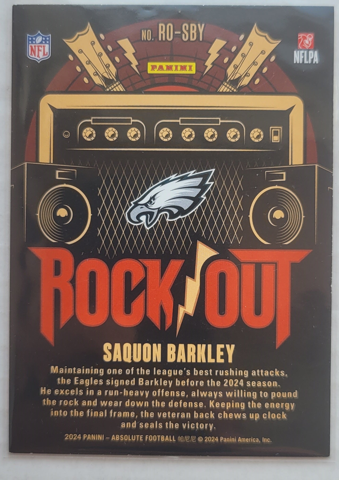 Saquon Barkley - 2024 Absolute Rock Out #3