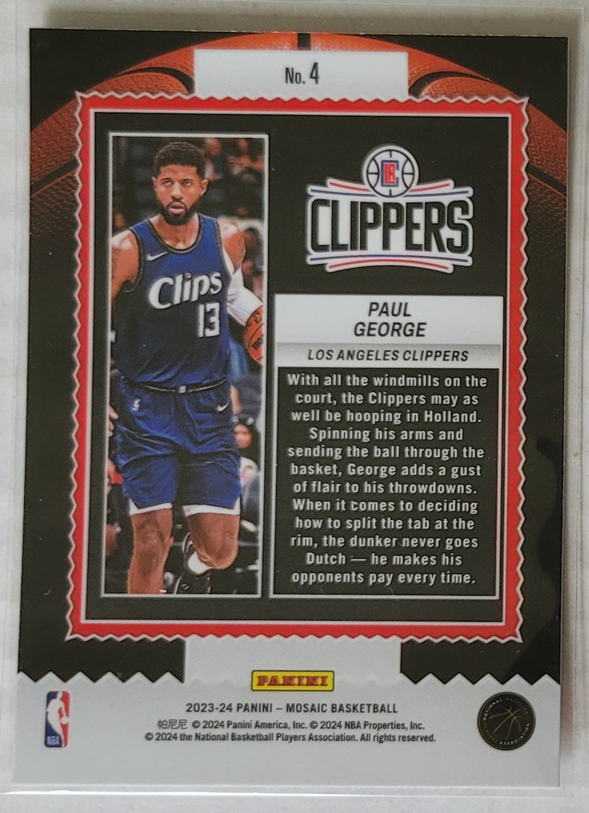 Paul George - 2023-24 Panini Mosaic Jam Masters #4