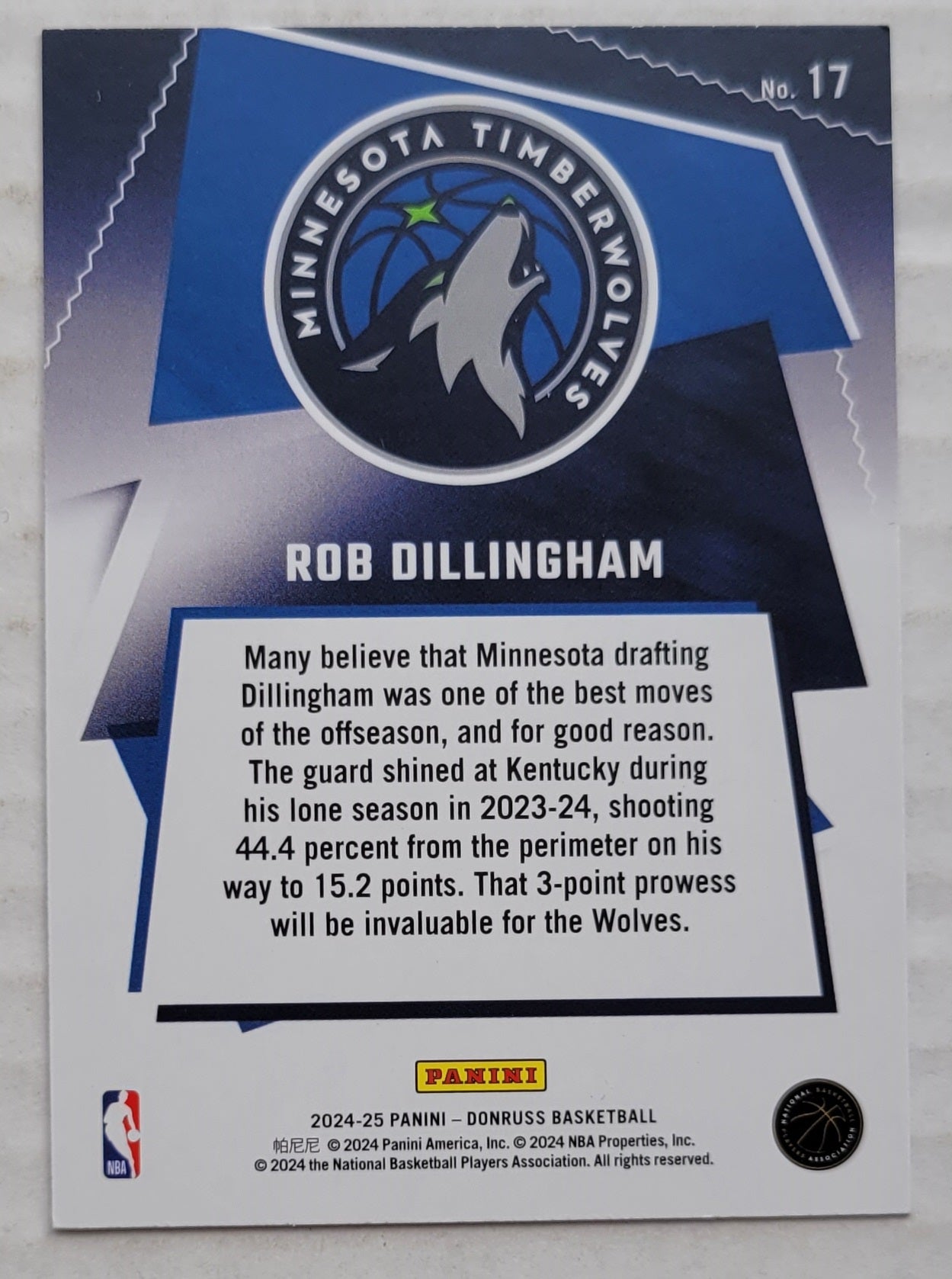 Rob Dillingham - 2024-25 Donruss Great X-Pectations #17