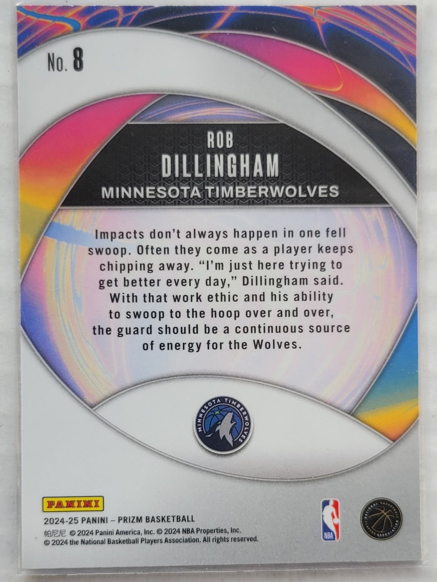 Rob Dillingham - 2024-25 Panini Prizm Instant Impact #8