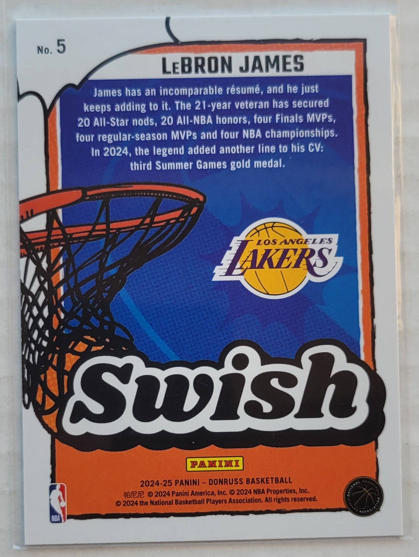 LeBron James - 2024-25 Donruss Swish #5