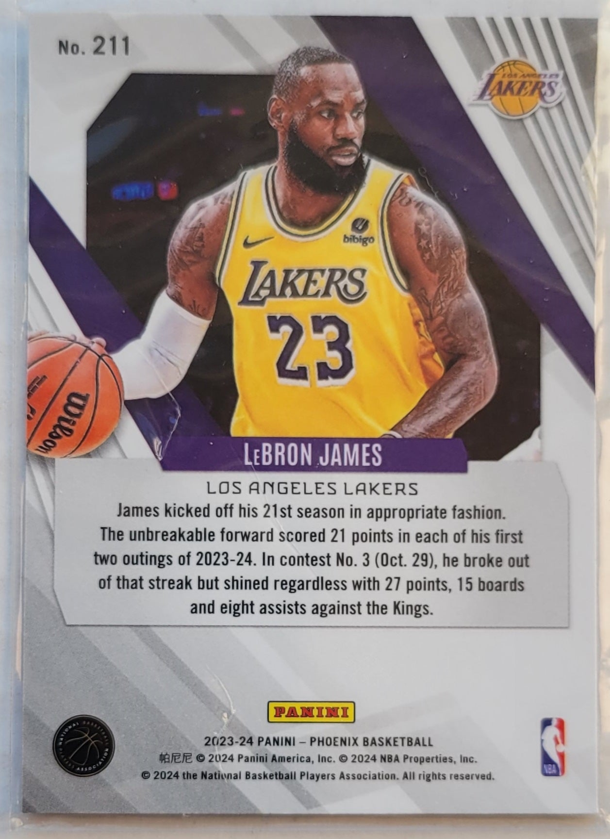 LeBron James - 2023-24 Panini Phoenix #211