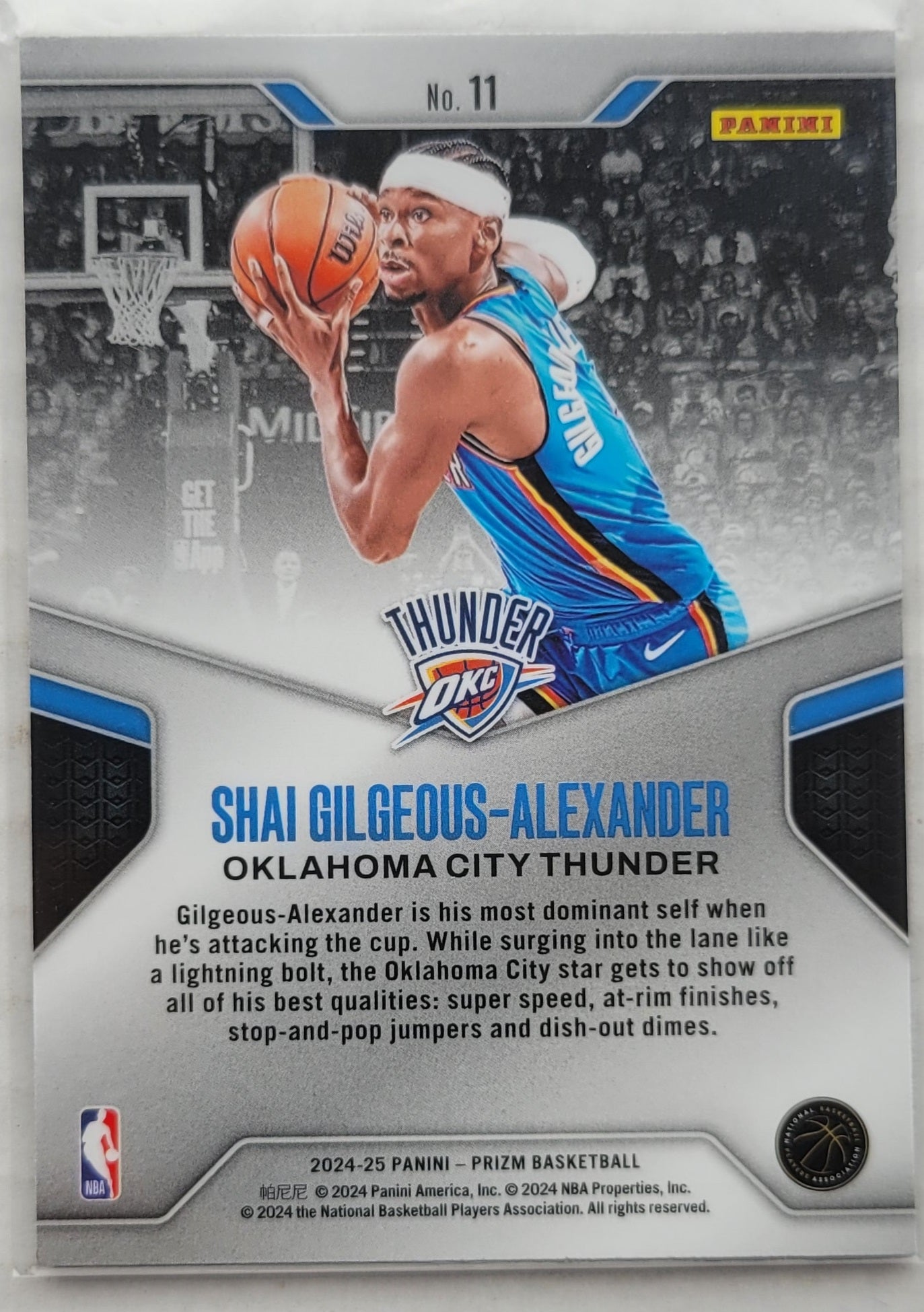 Shai Gilgeous-Alexander - 2024-25 Panini Prizm Dominance #11
