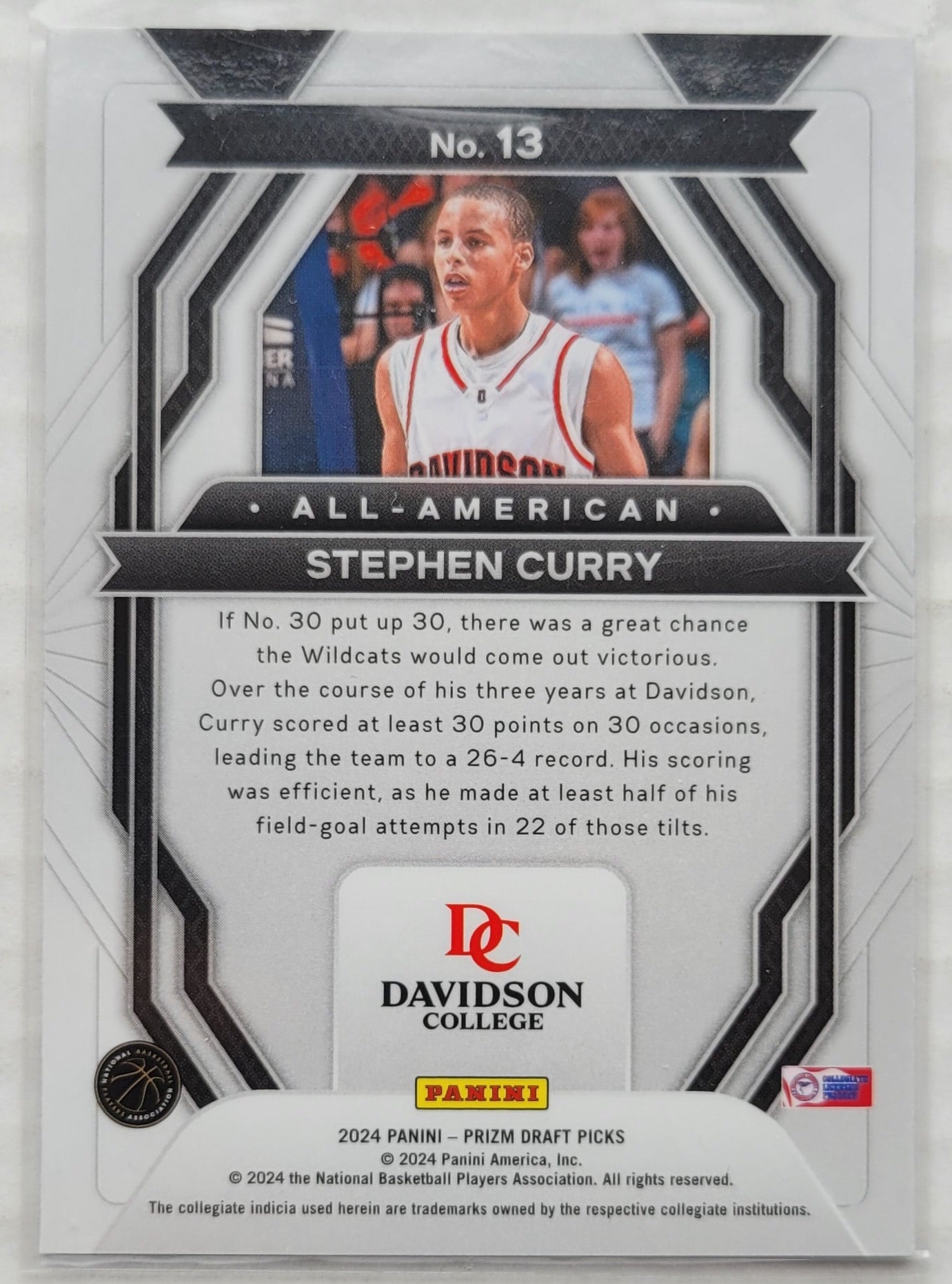 Stephen Curry - 2024-25 Panini Prizm Draft Picks All-American #13