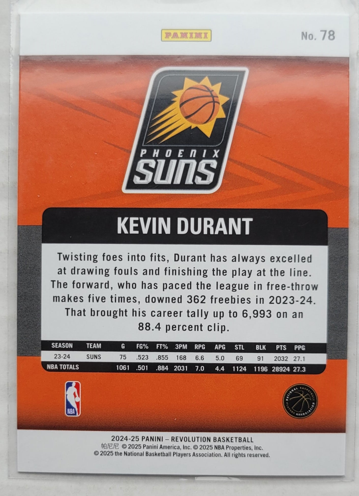 Kevin Durant - 2024-25 Panini Revolution #78