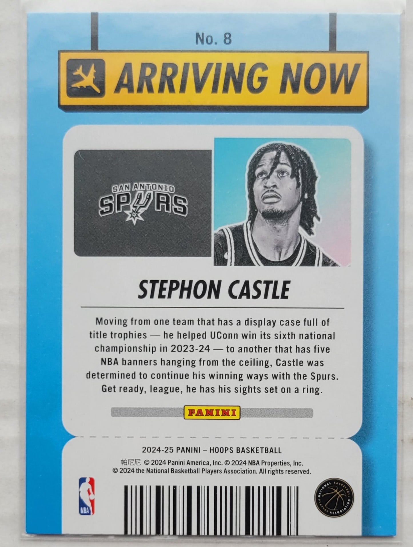 Stephon Castle - 2024-25 Hoops Arriving Now Winter #8