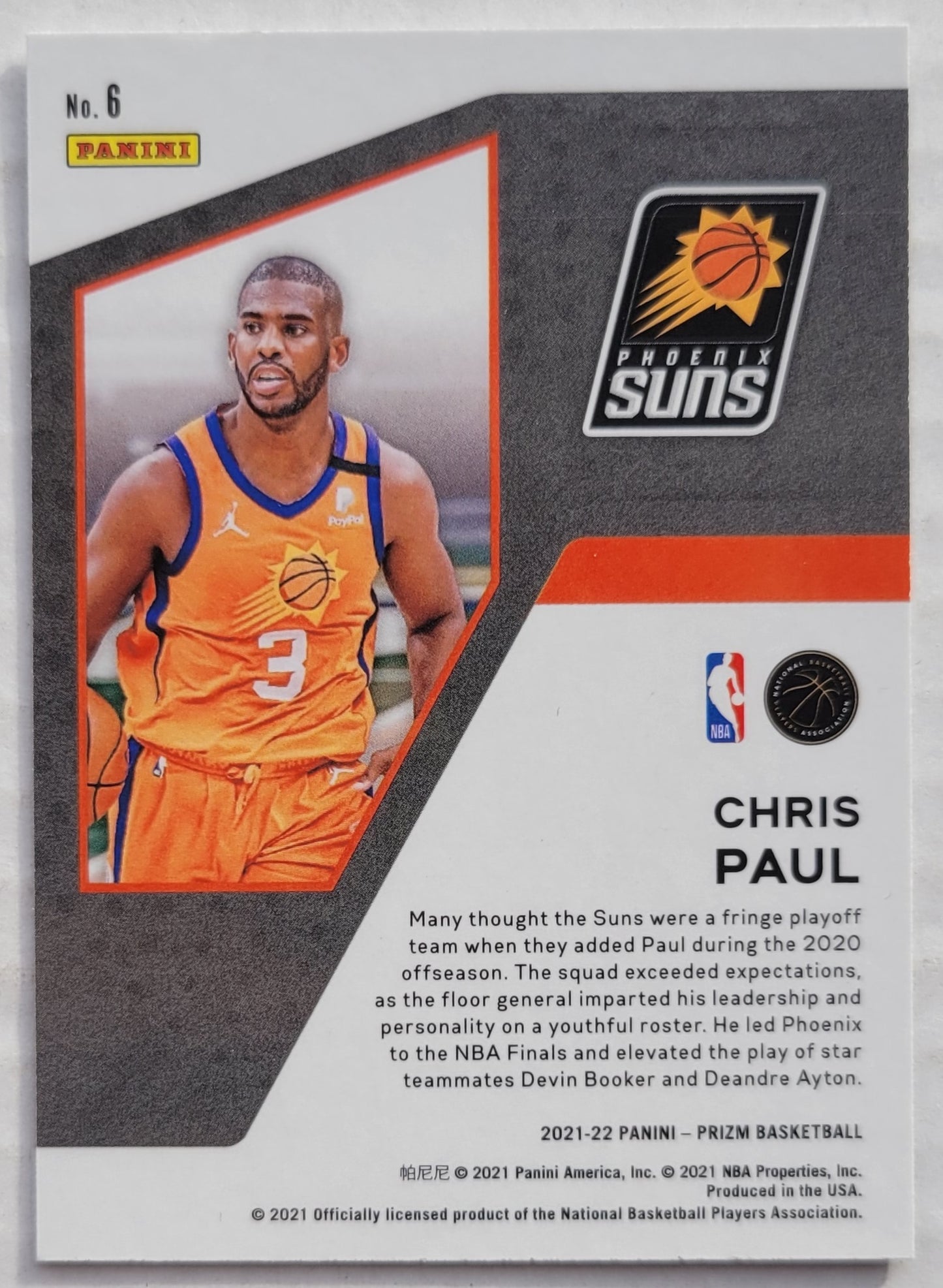 Chris Paul - 2021-22 Panini Prizm Mindset #6