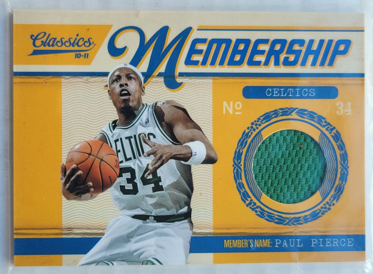 Paul Pierce- 2010-11 Classics Membership Materials #2 - /499