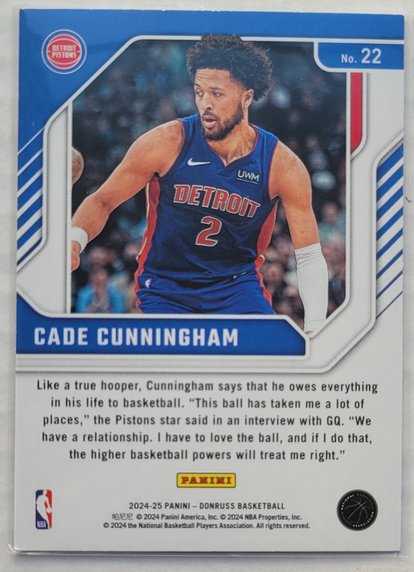 Cade Cunningham - 2024-25 Donruss Franchise Features #22