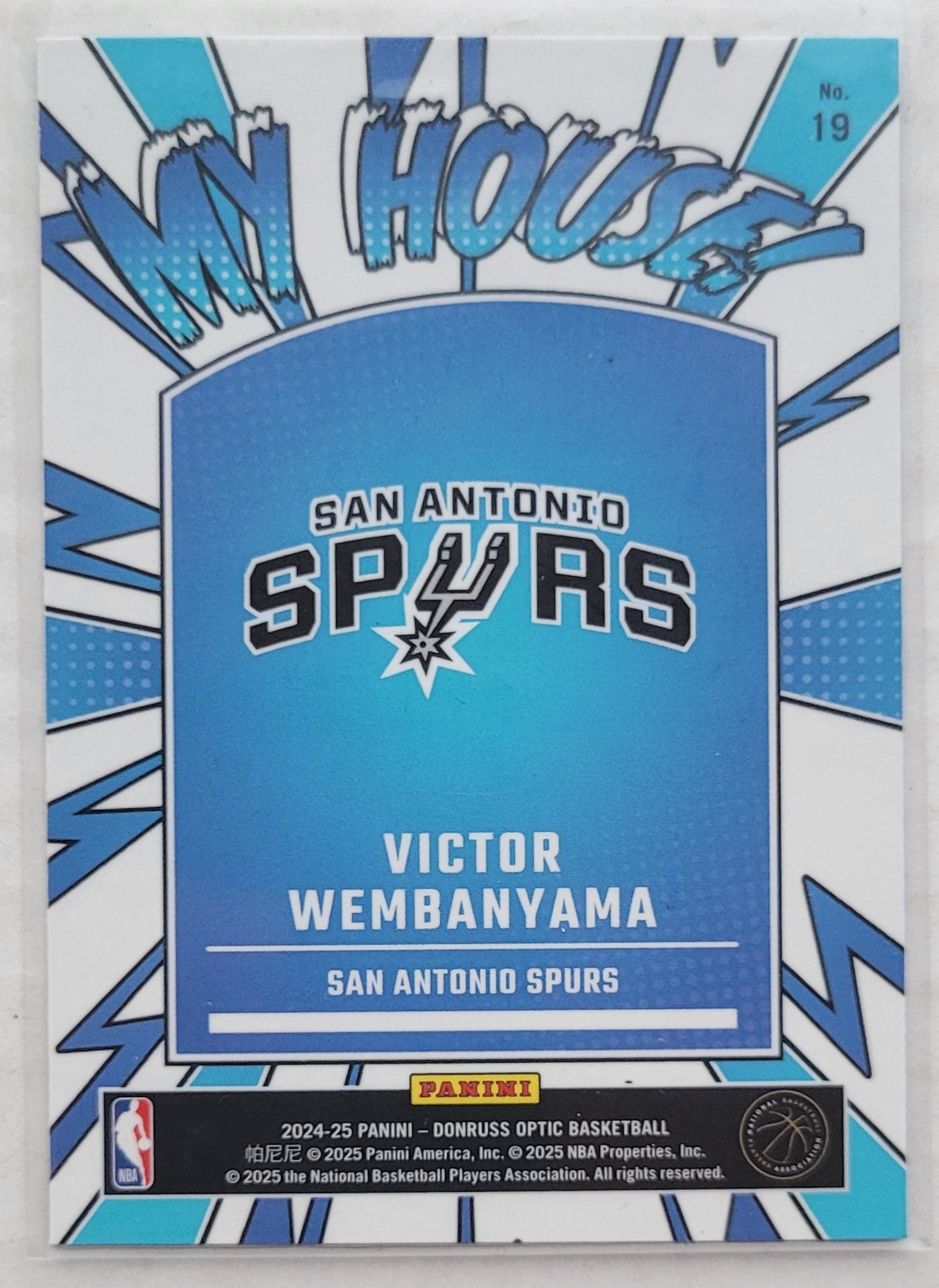 Victor Wembanyama - 2024-25 Donruss Optic My House #19