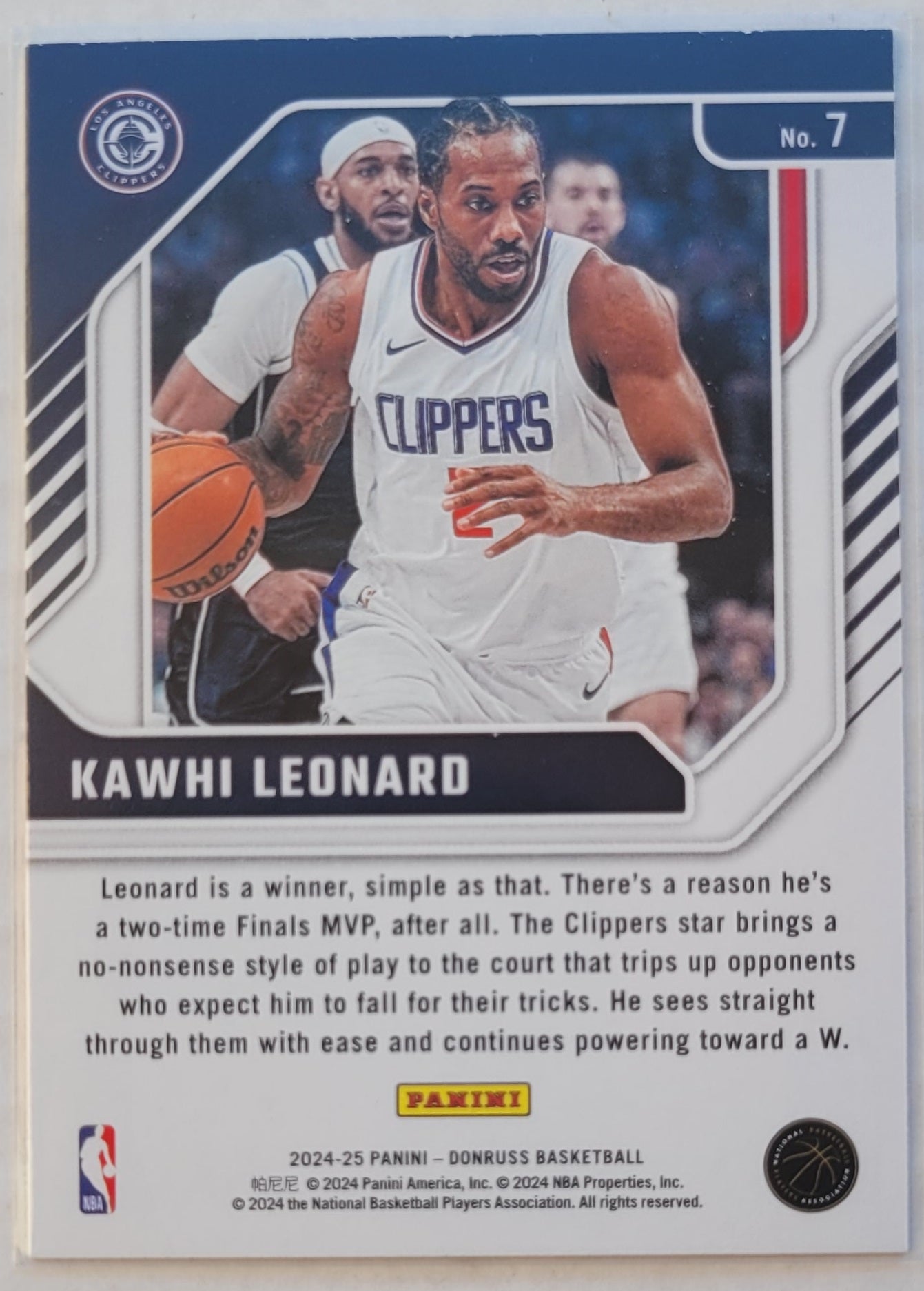 Kawhi Leonard - 2024-25 Donruss Franchise Features #7