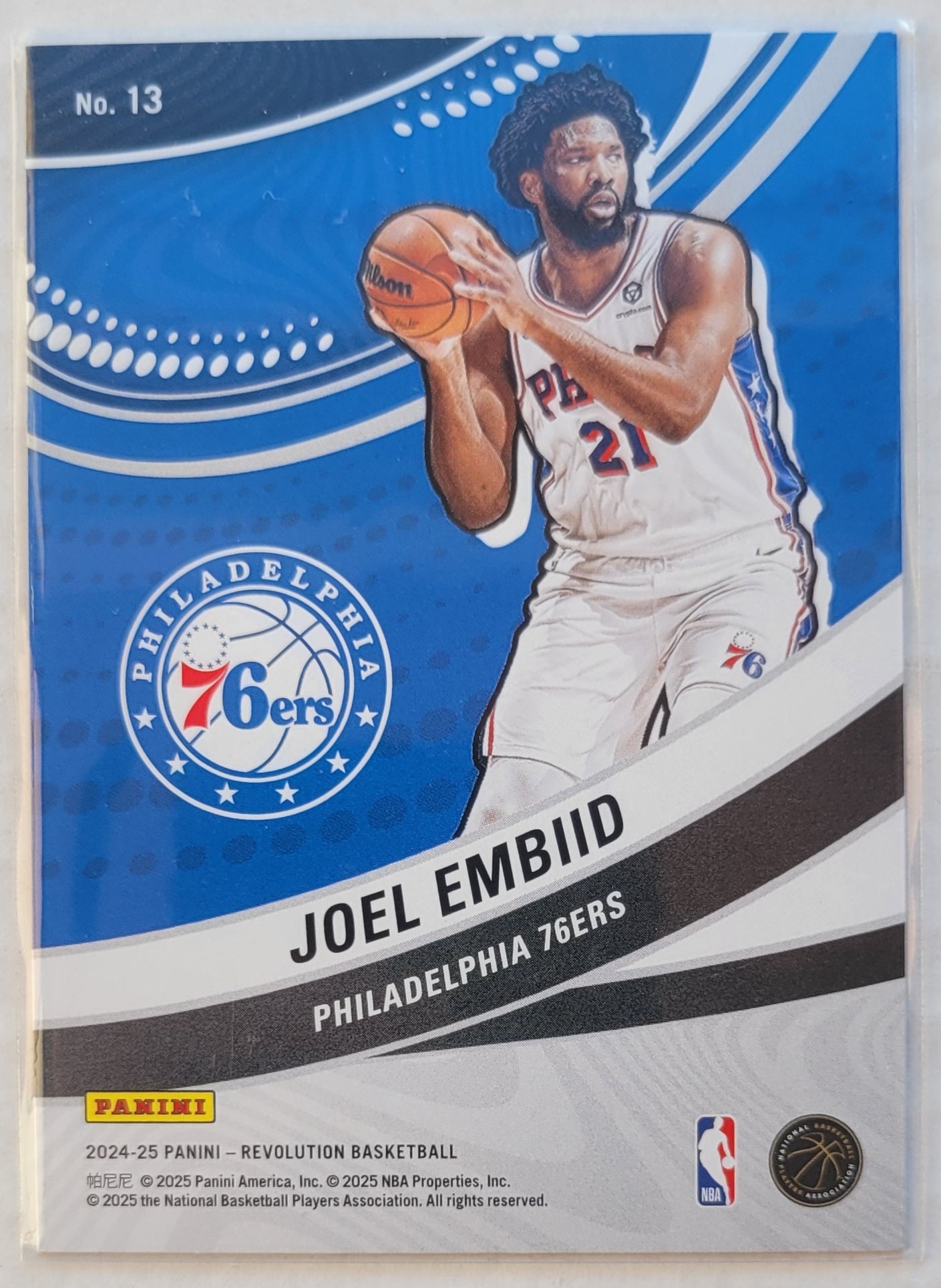 Joel Embiid - 2024-25 Panini Revolution Vortex #13