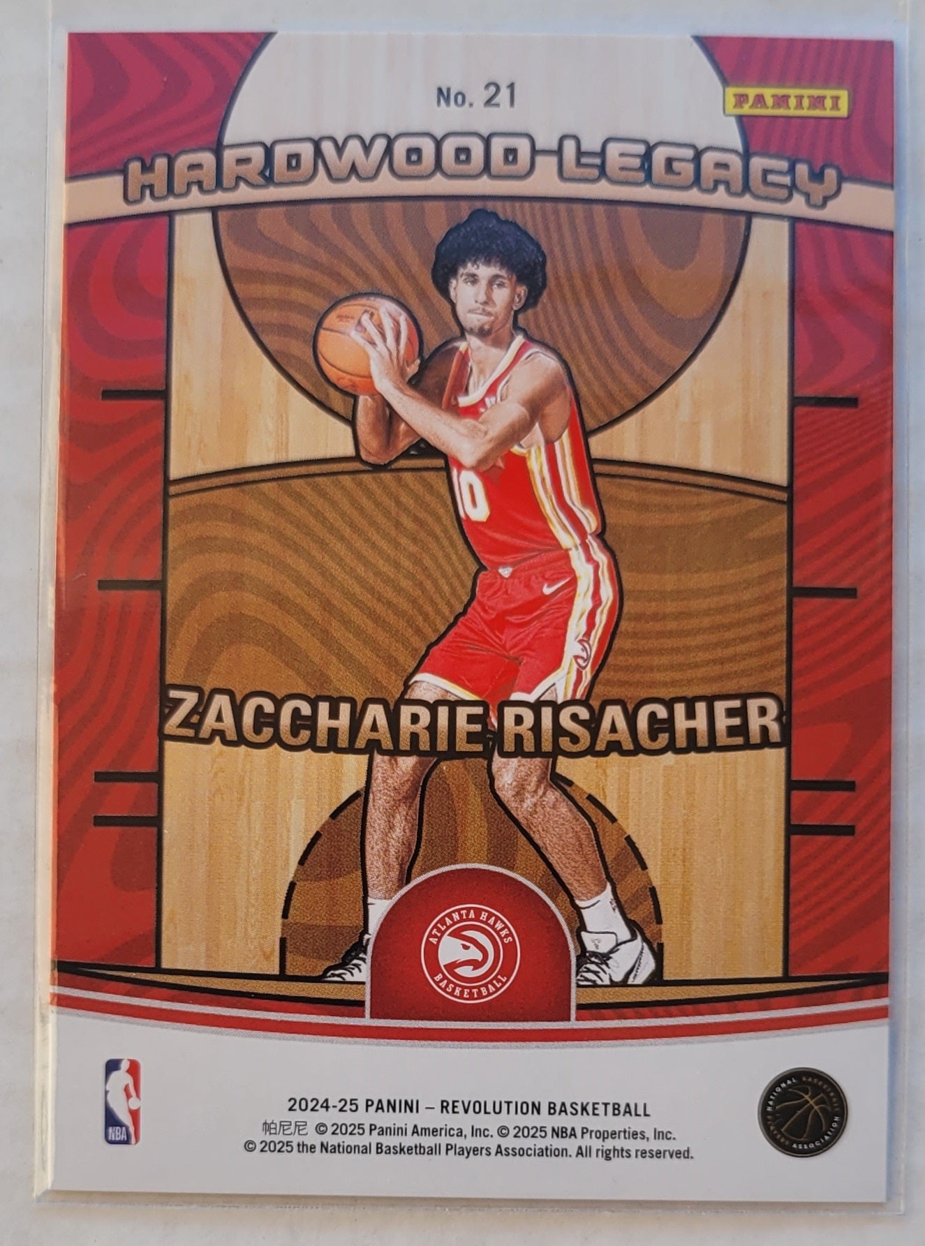 Zaccharie Risacher - 2024-25 Panini Revolution Hardwood Legacy #21