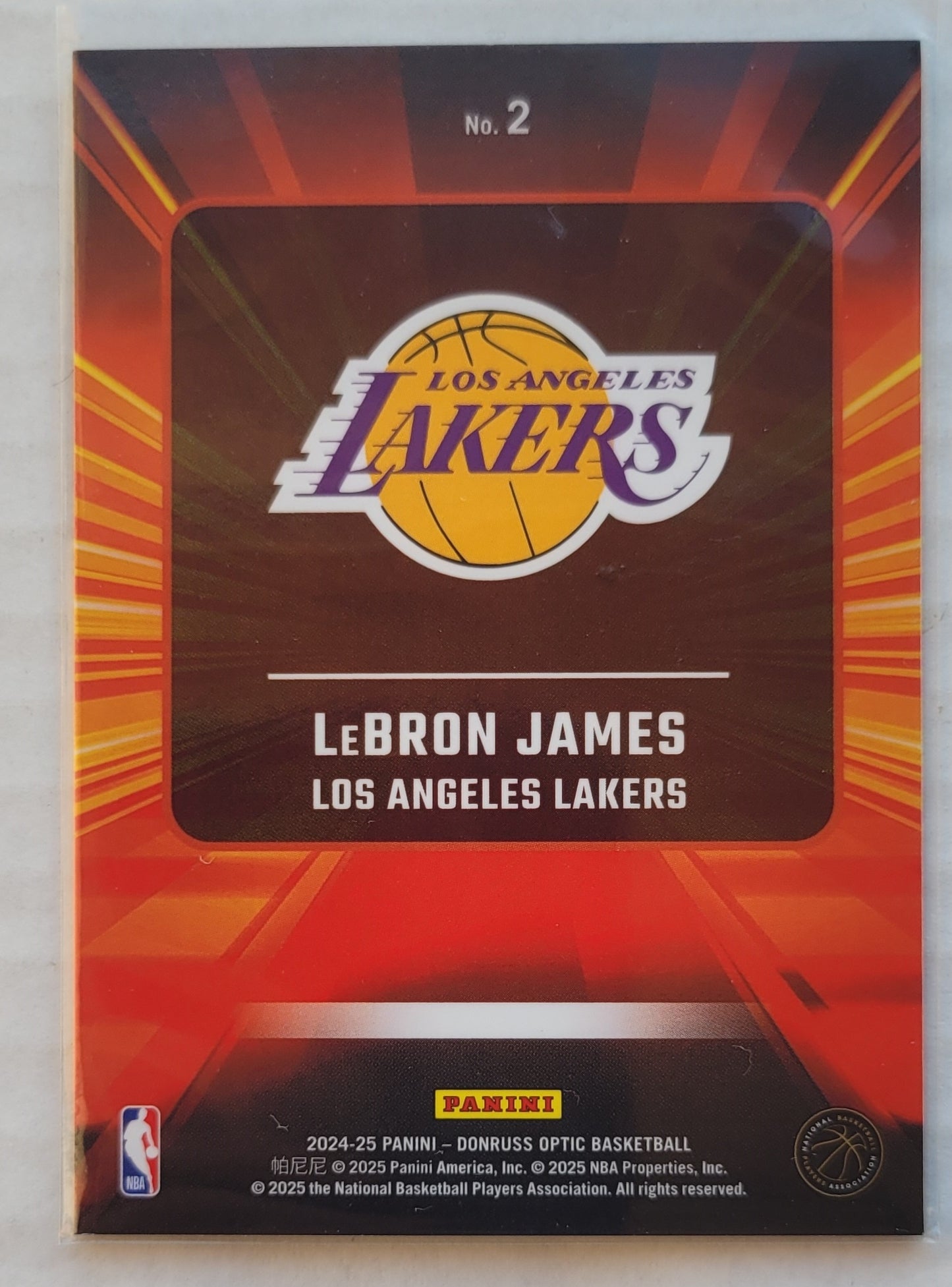 LeBron James - 2024-25 Donruss Optic Express Lane #2