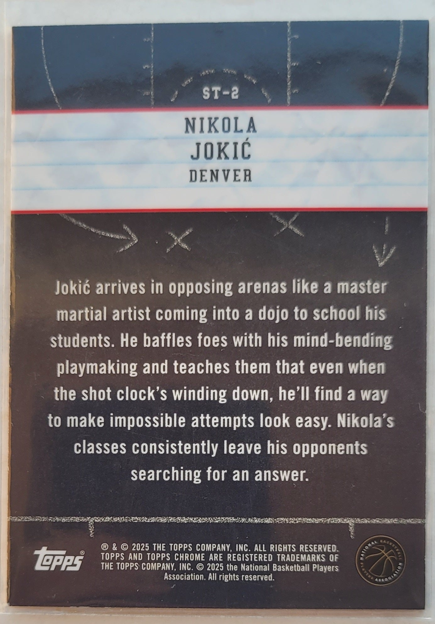 Nikola Jokic - 2024-25 Topps Chrome Show and Tell #ST2