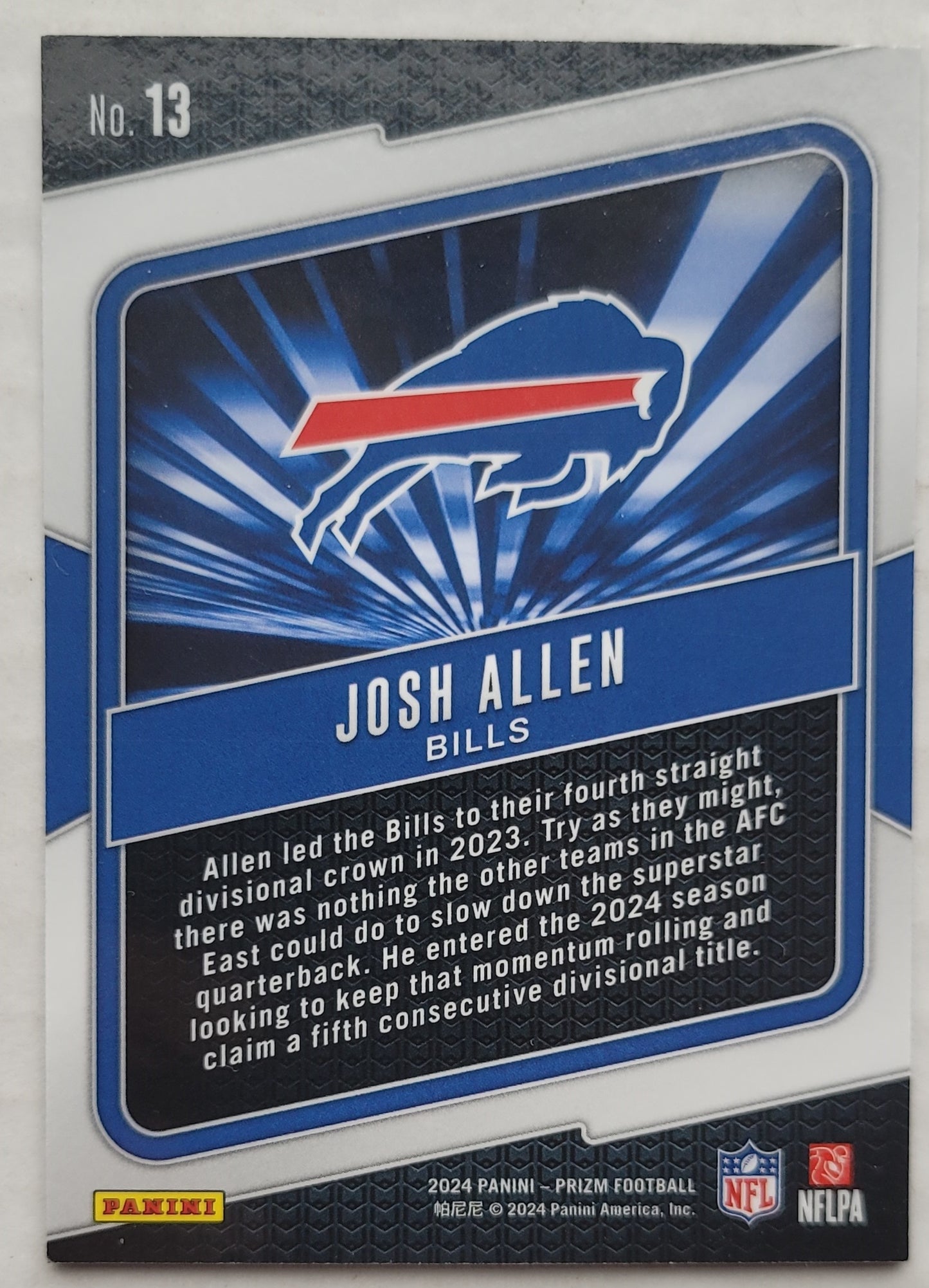 Josh Allen - 2024 Panini Prizm Hype #13