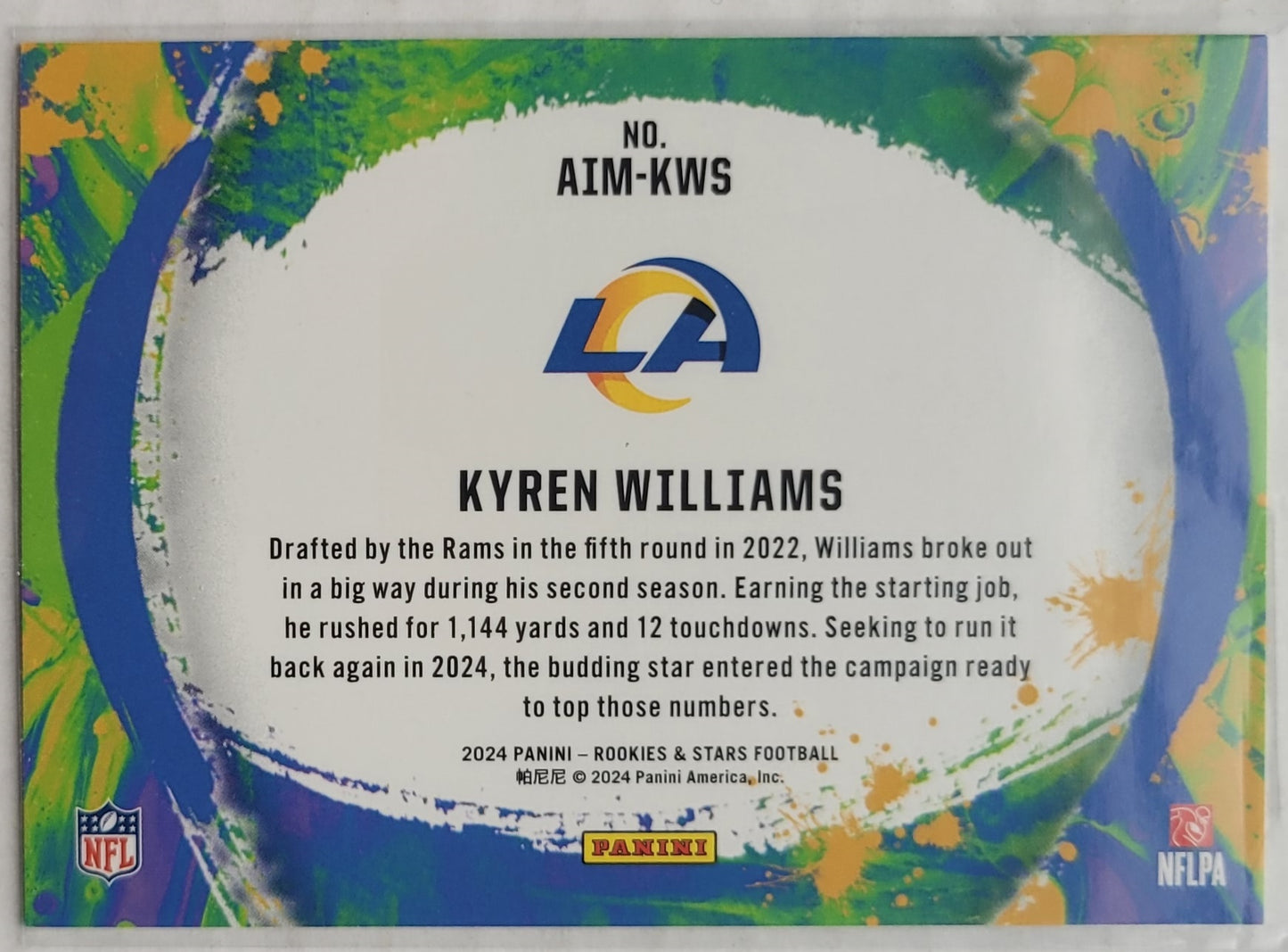 Kyren Williams - 2024 Rookies and Stars Artistry in Motion #17