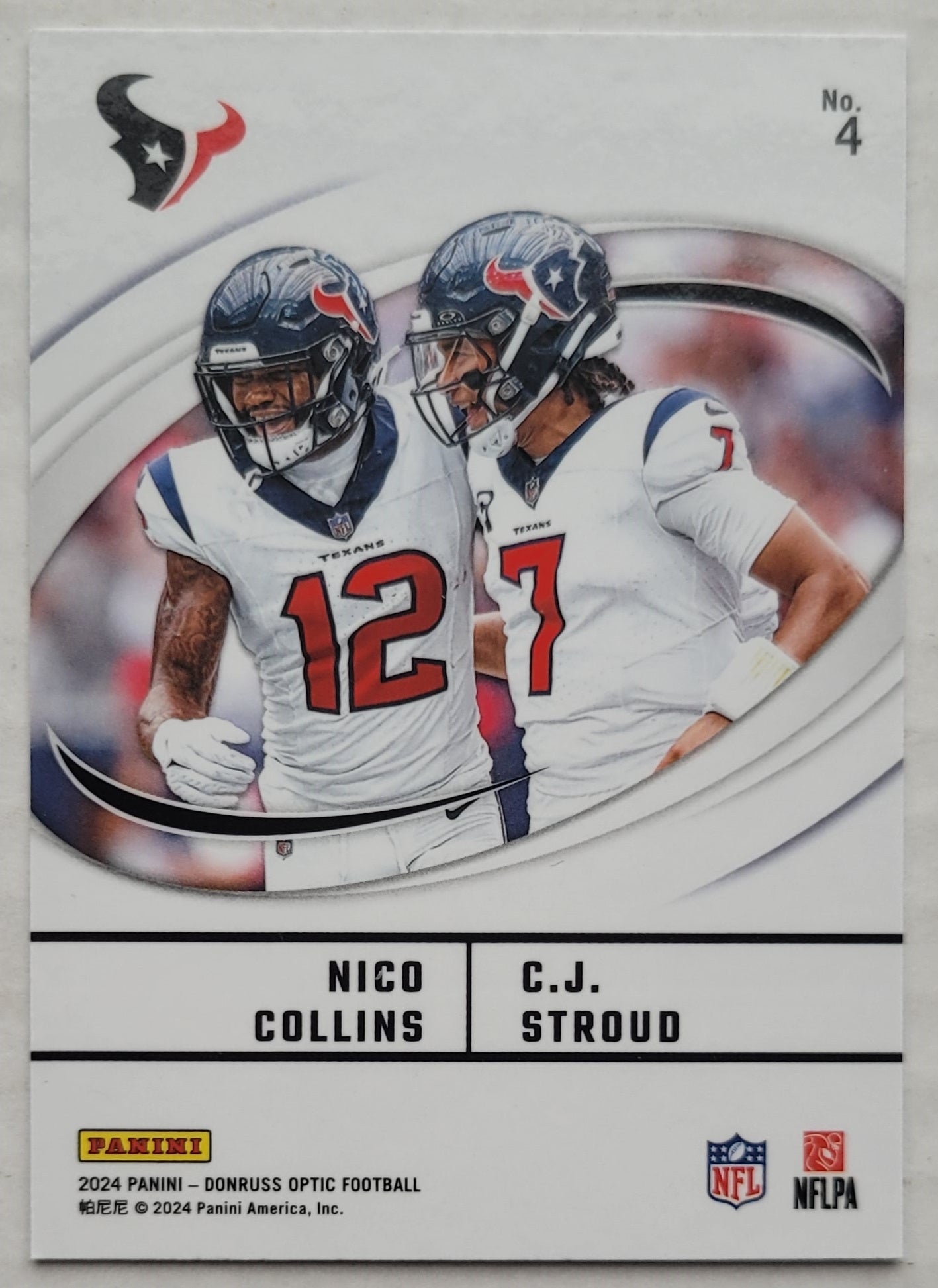 Nico Collins / C.J. Stroud - 2024 Panini Donruss Optic Best Tuddys #4
