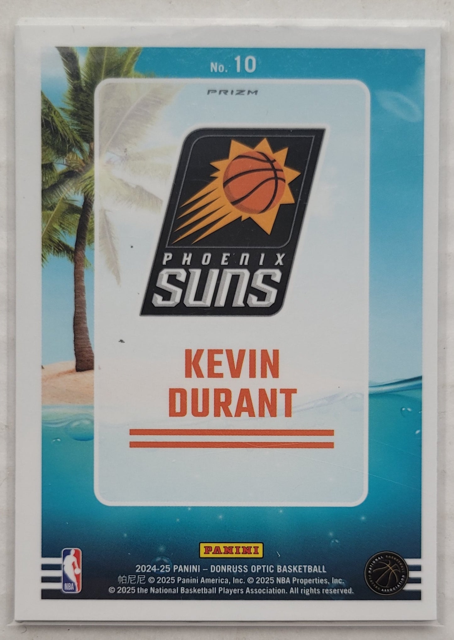 Kevin Durant - 2024-25 Donruss Optic Splash! Holo #10