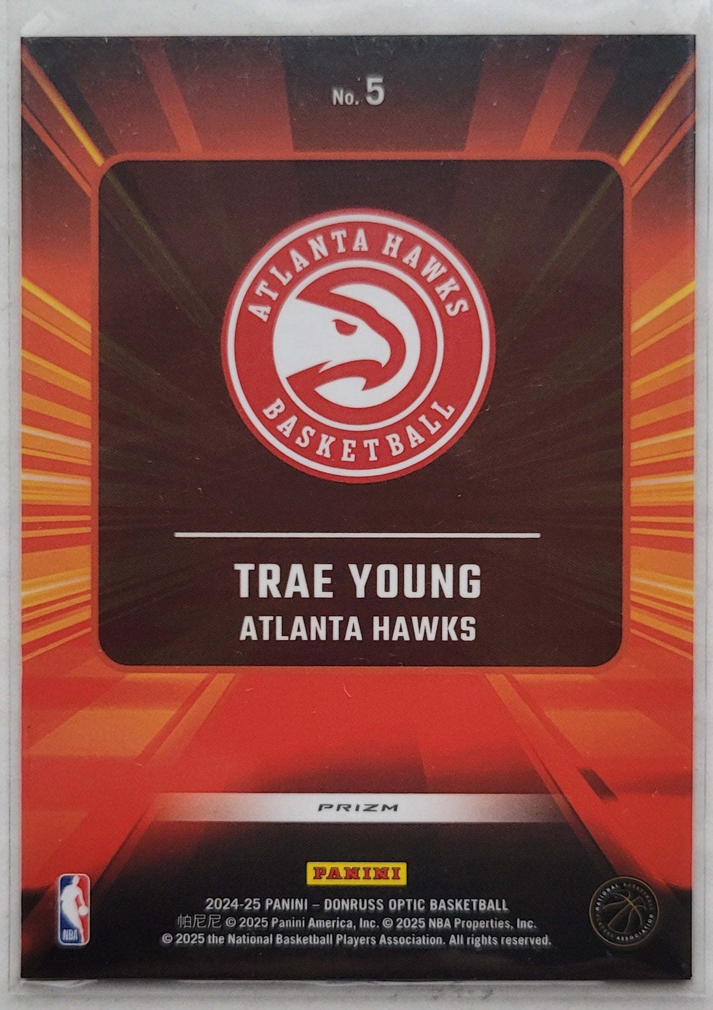 Trae Young - 2024-25 Donruss Optic Express Lane Purple #5