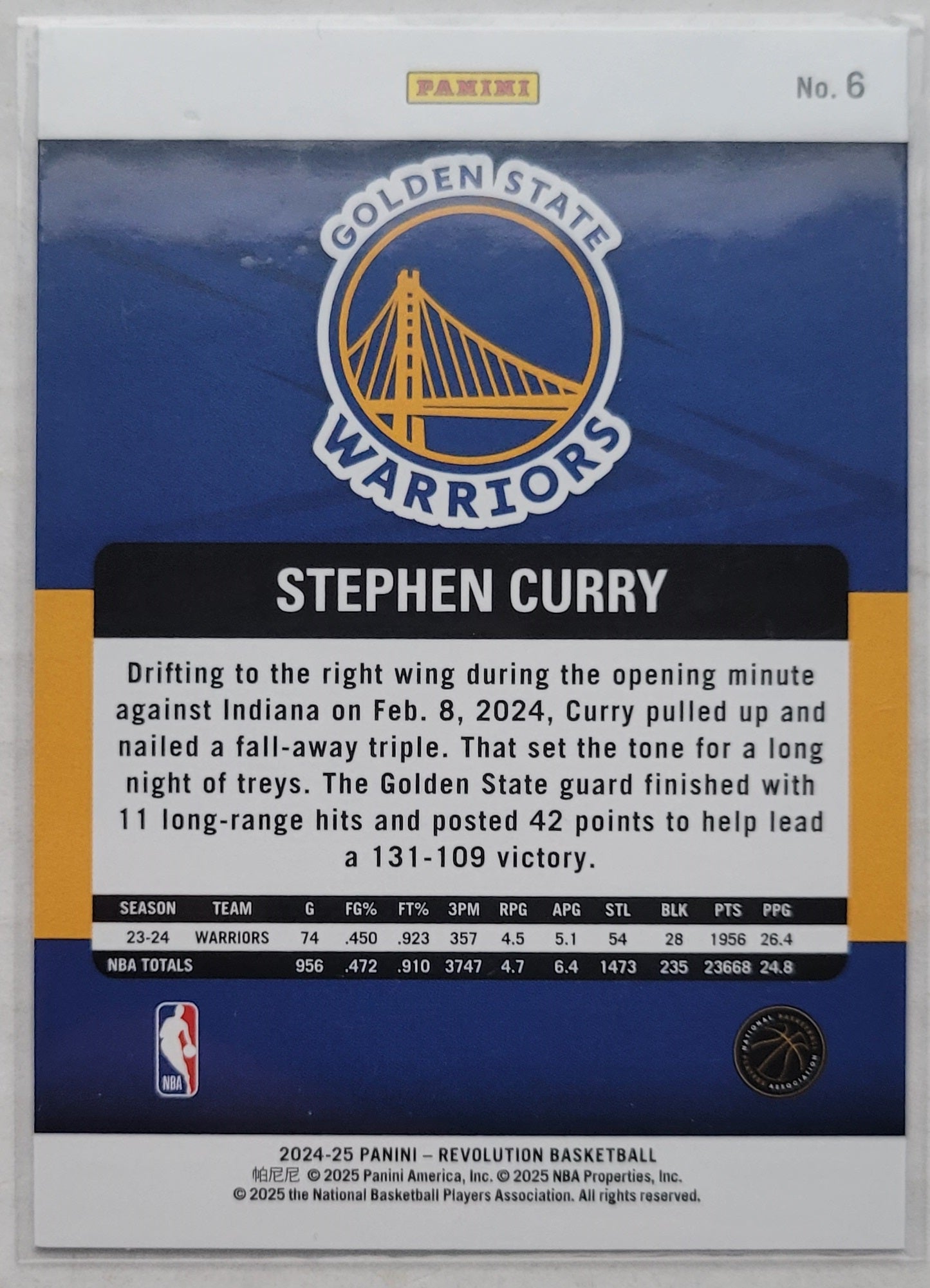Stephen Curry - 2024-25 Panini Revolution #6