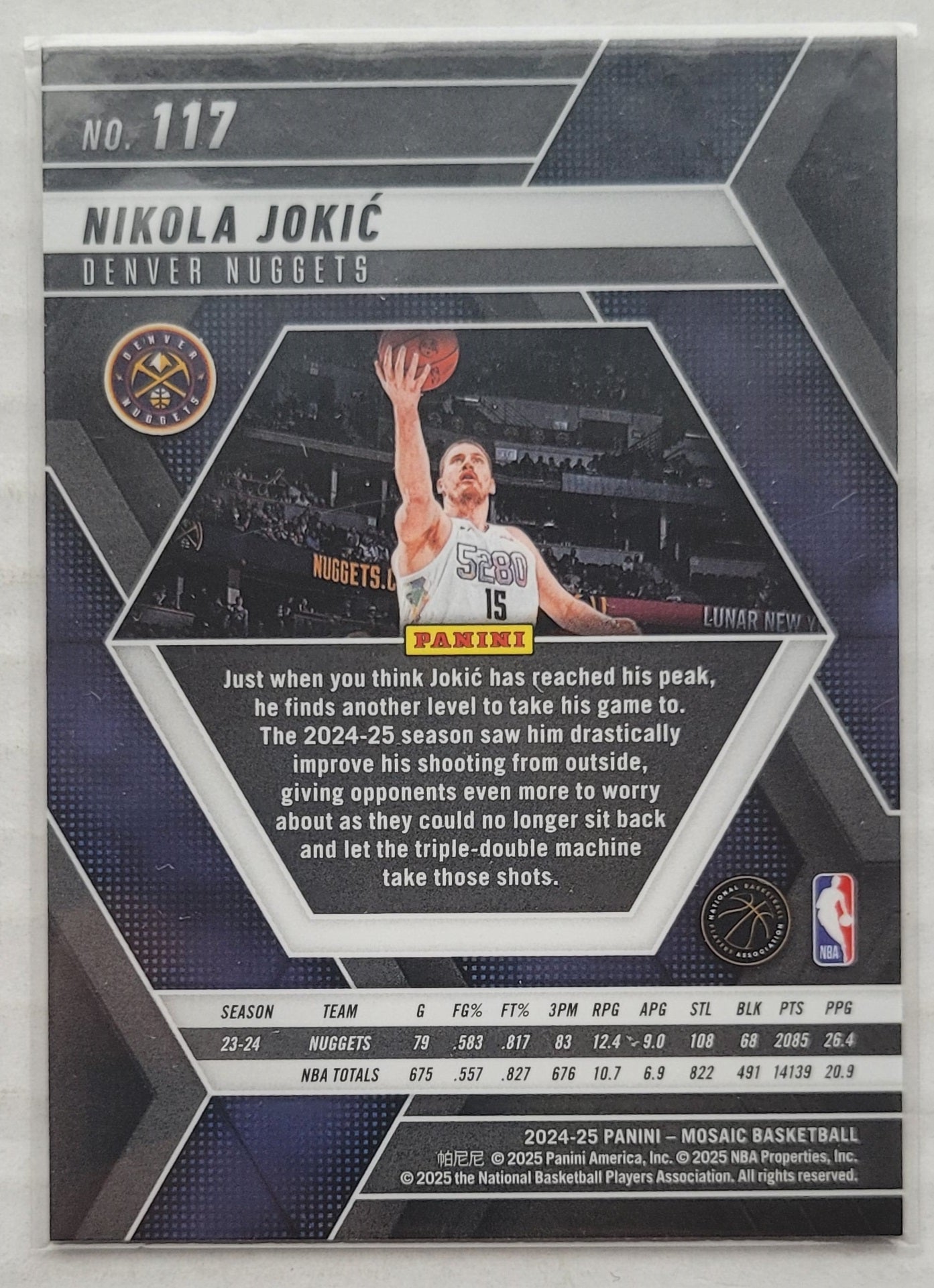 Nikola Jokic - 2024-25 Panini Mosaic #117