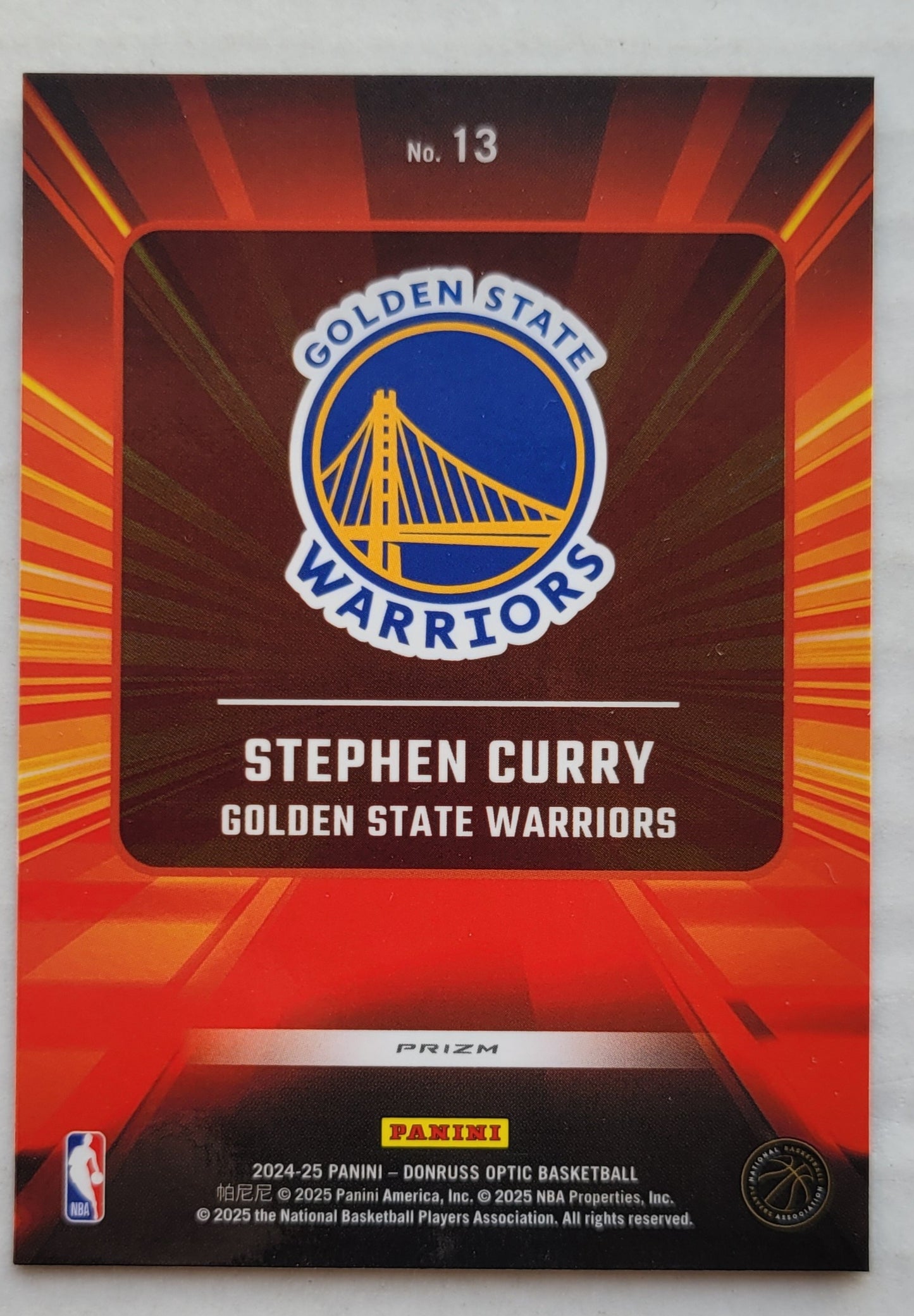 Stephen Curry - 2024-25 Donruss Optic Express Lane Purple #13