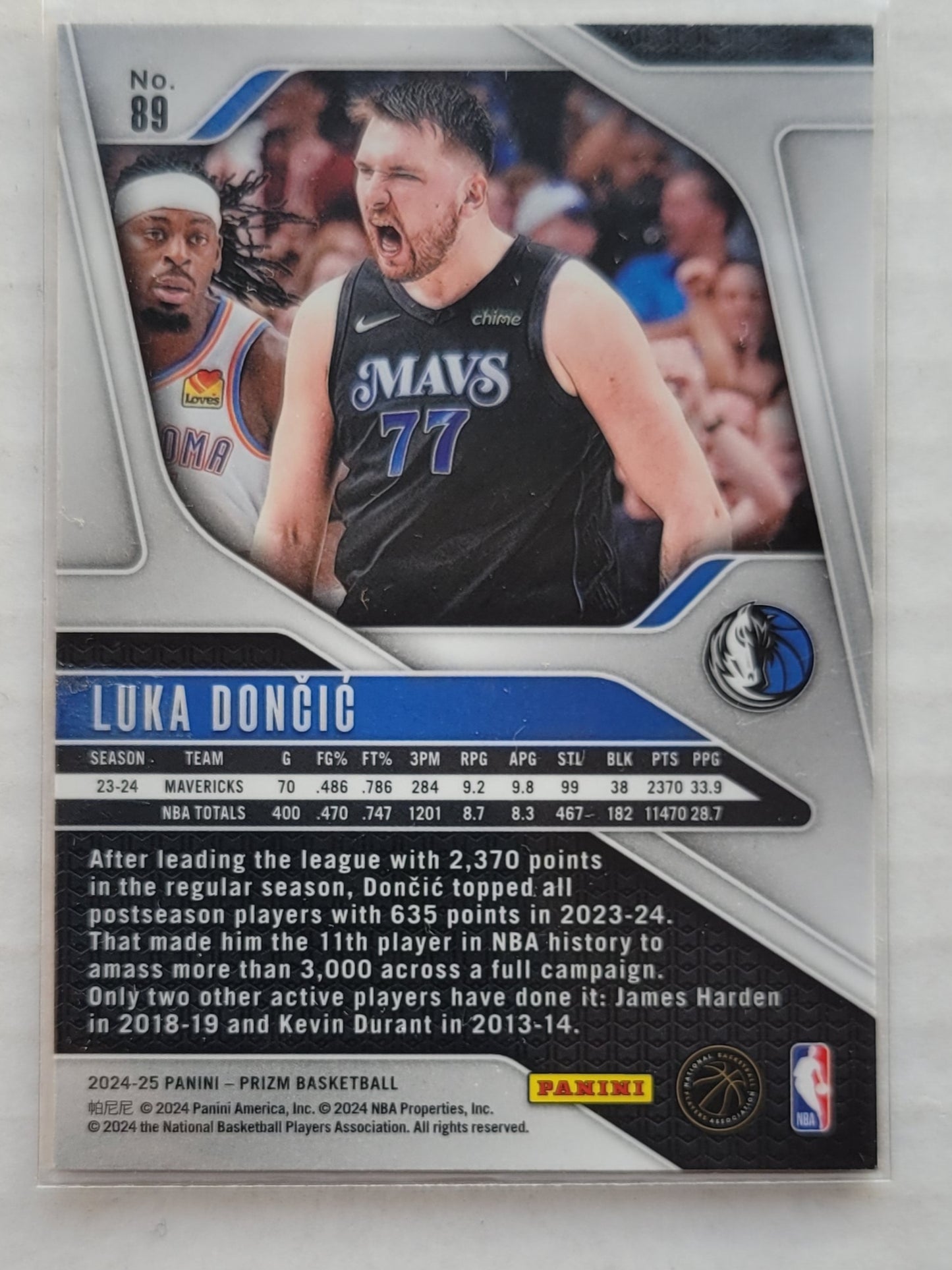 Luka Doncic - 2024-25 Panini Prizm #89