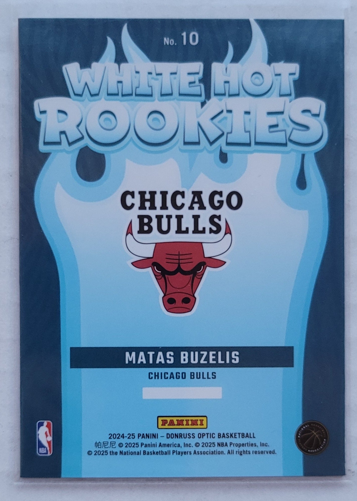 Matas Buzelis - 2024-25 Donruss Optic White Hot Rookies #10