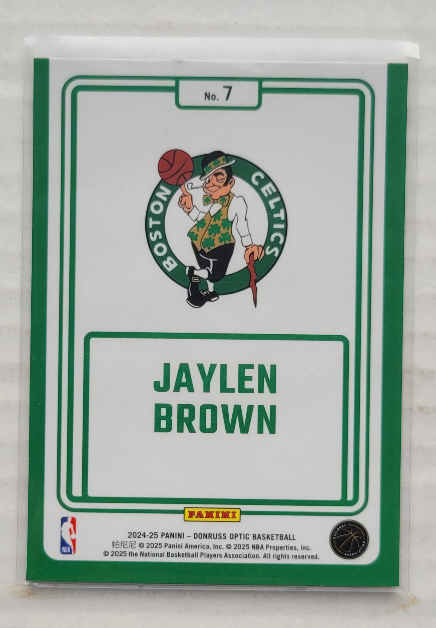 Jaylen Brown - 2024-25 Donruss Optic Winner Stays #7