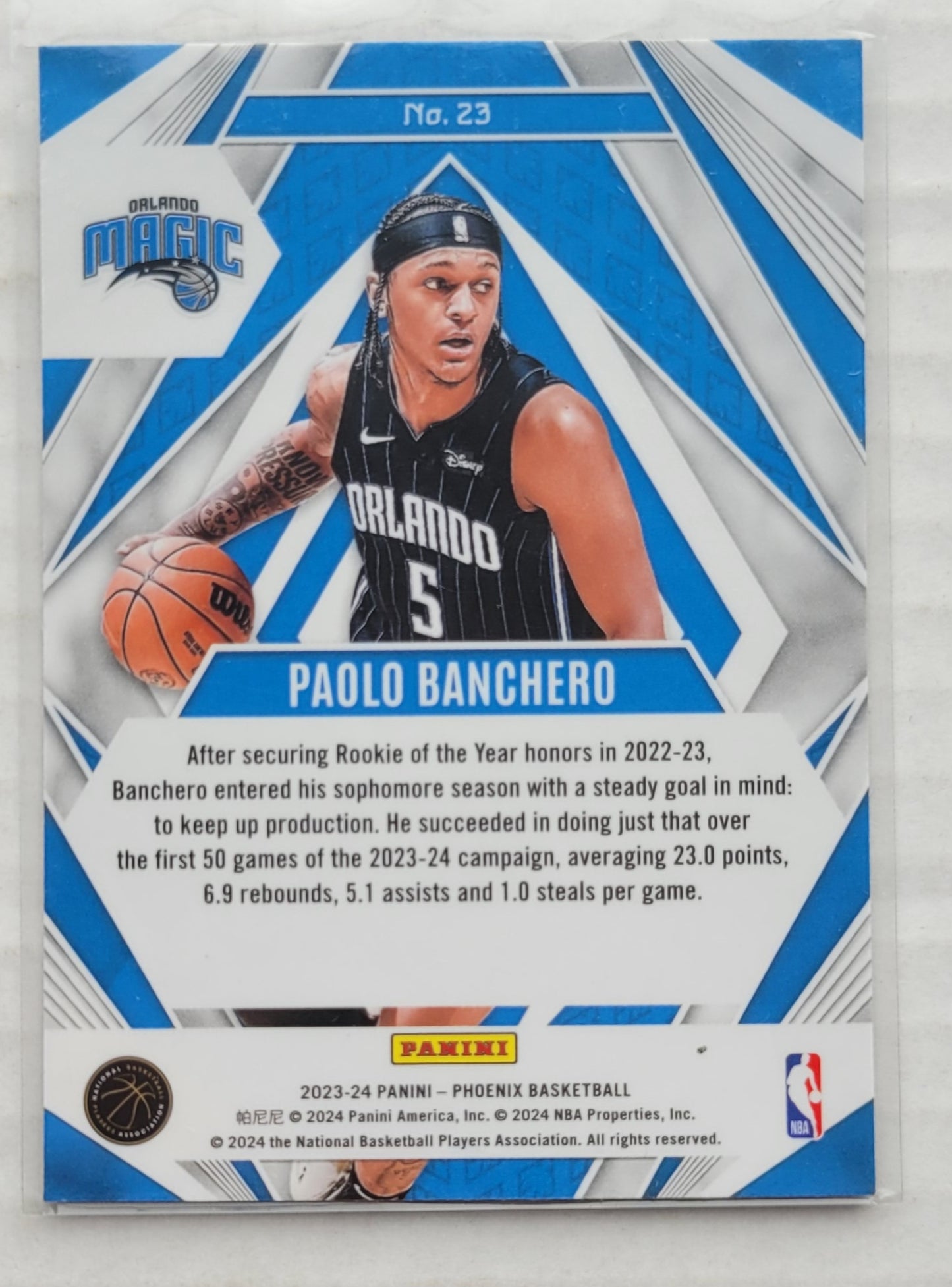 Paolo Banchero - 2023-24 Panini Phoenix Paragon #23