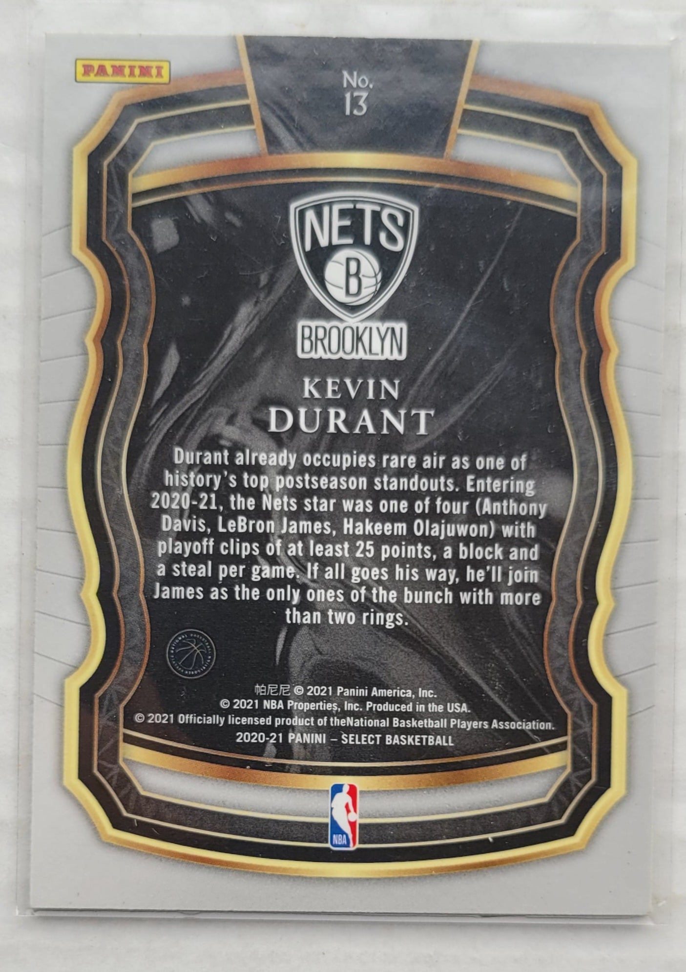 Kevin Durant - 2020-21 Select Company #13