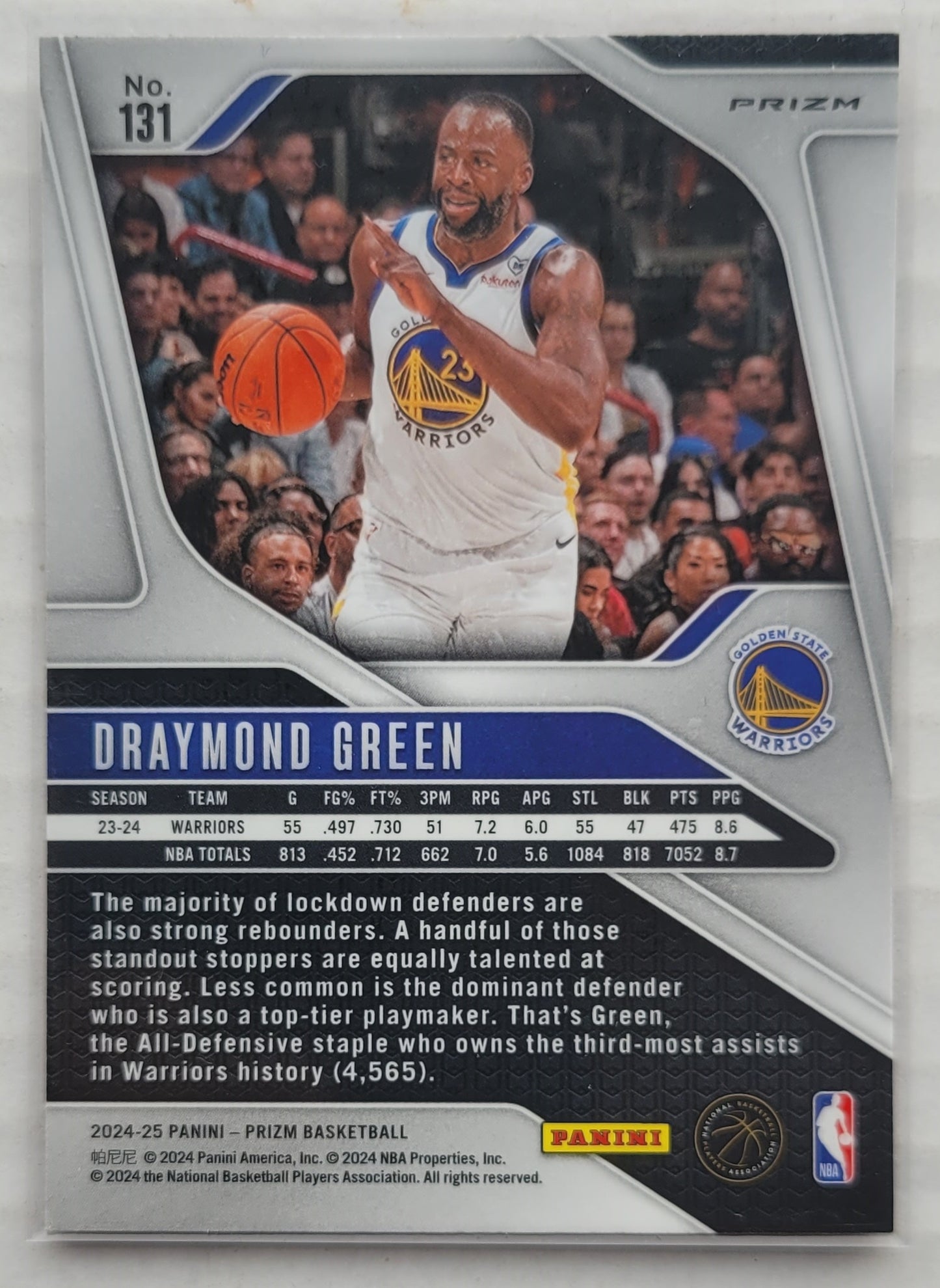 Draymond Green - 2024-25 Panini Prizm Prizms Red Ice #131