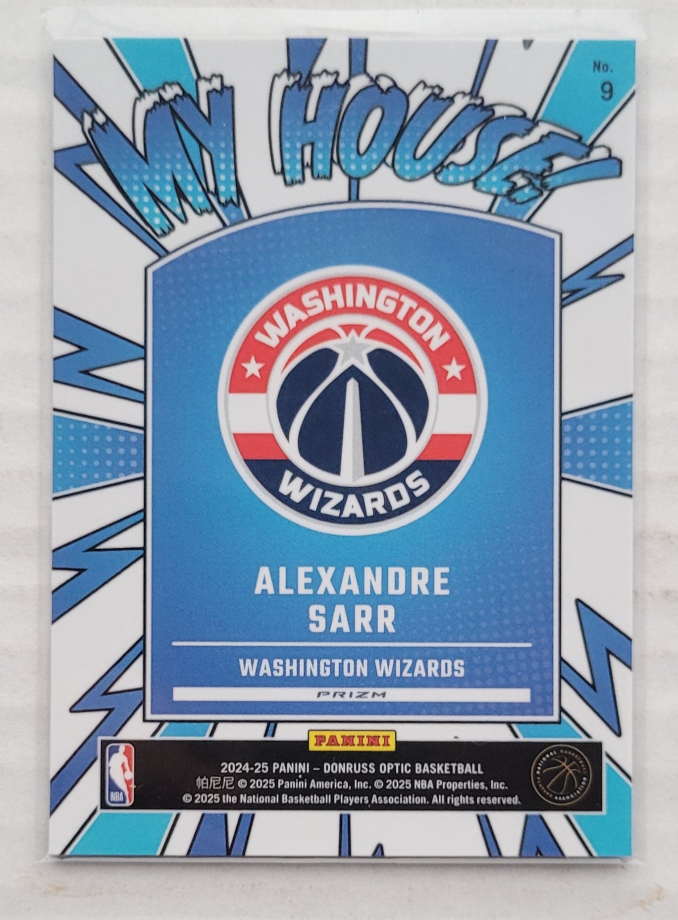 Alexandre Sarr - 2024-25 Donruss Optic My House Holo #9