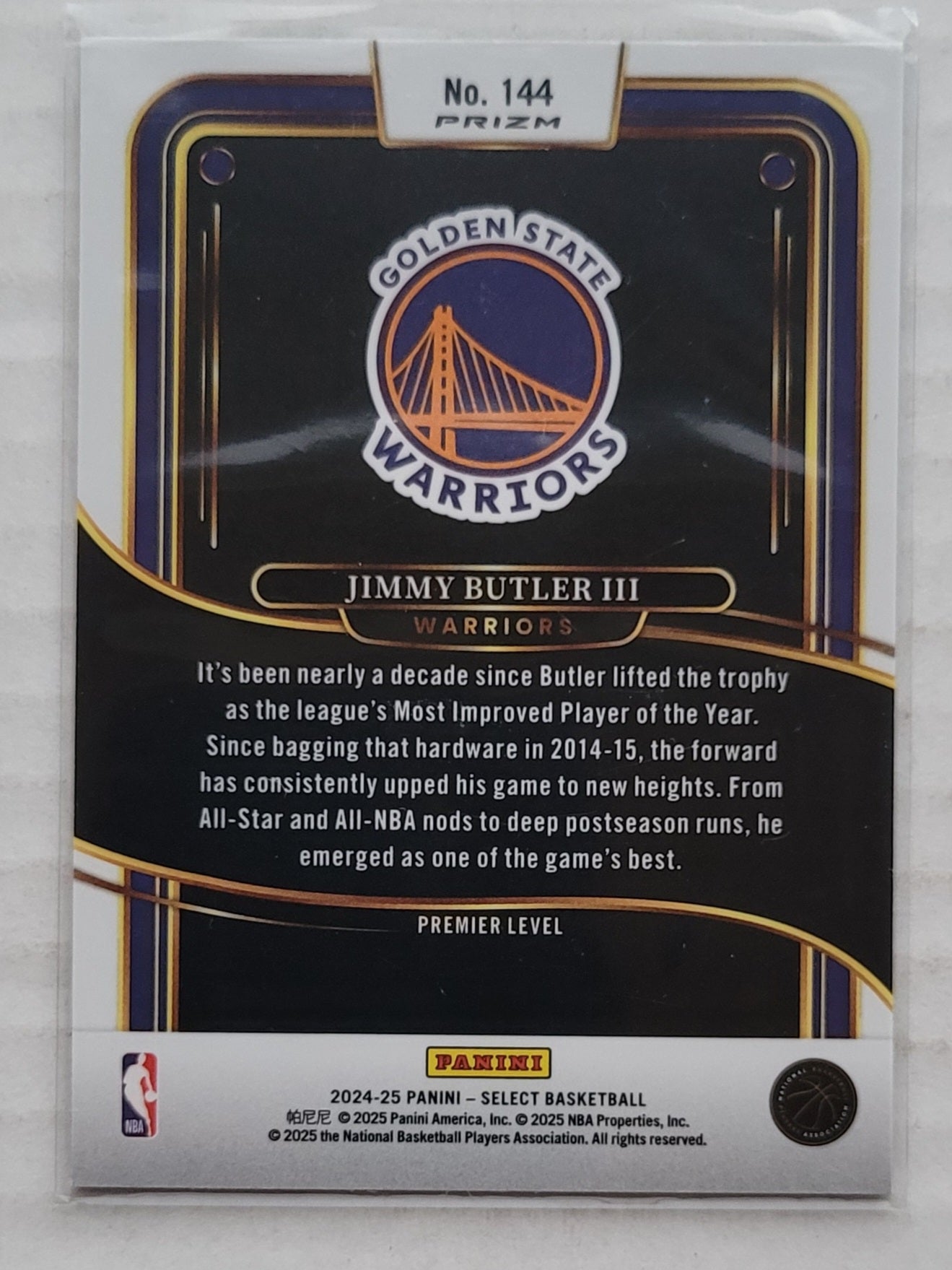 Jimmy Butler III - 2024-25 Select Blue Prizms #144