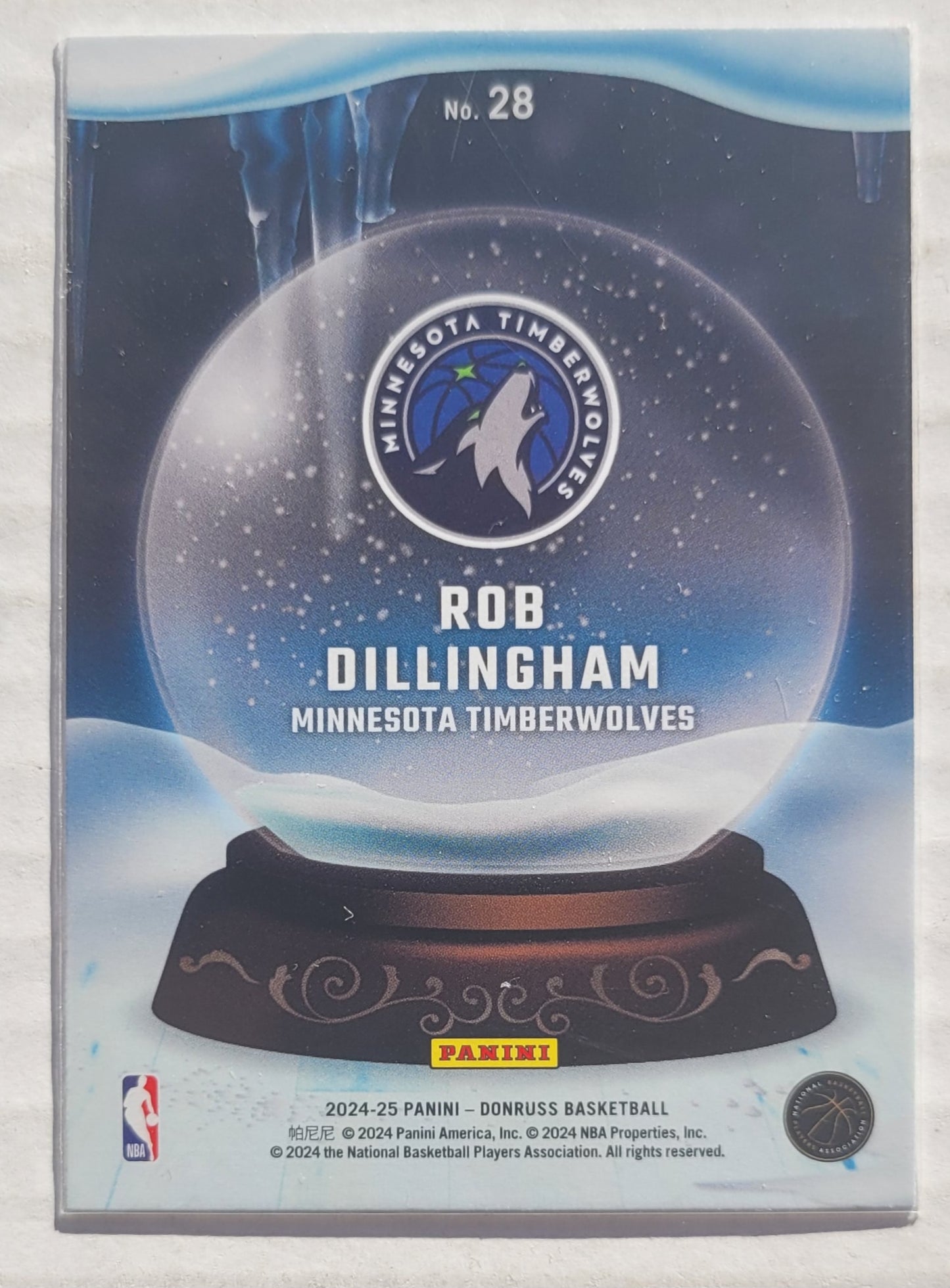 Rob Dillingham - 2024-25 Donruss Snow Globe #28
