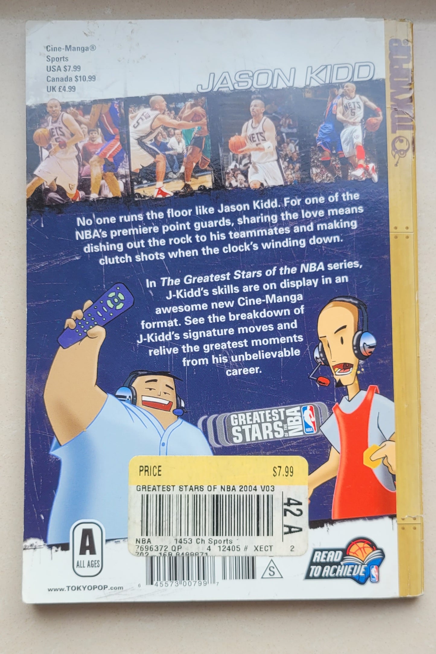 Jason Kidd - Greatest Stars of the NBA - Manga